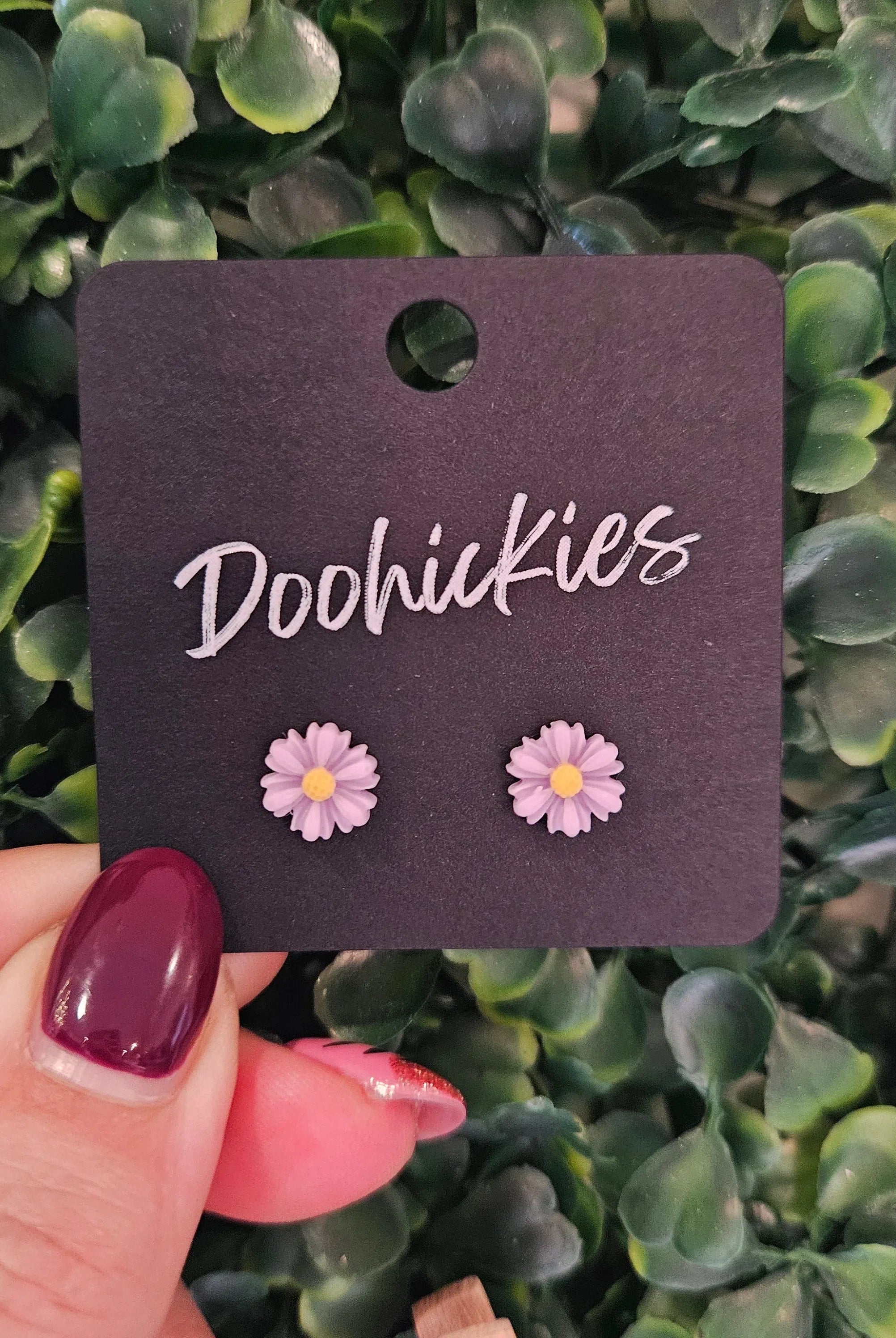 Shop Little Flower Stud Earrings-Lilac at Ruby Joy Boutique, a Women's Clothing Store in Pickerington, Ohio