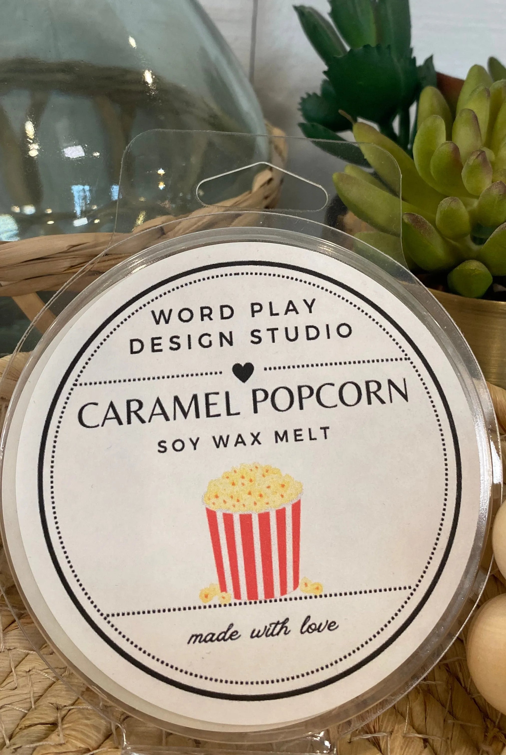 Shop Locally Poured Soy Wax Melts - Cozy Collection-Caramel Popcorn at Ruby Joy Boutique, a Women's Clothing Store in Pickerington, Ohio