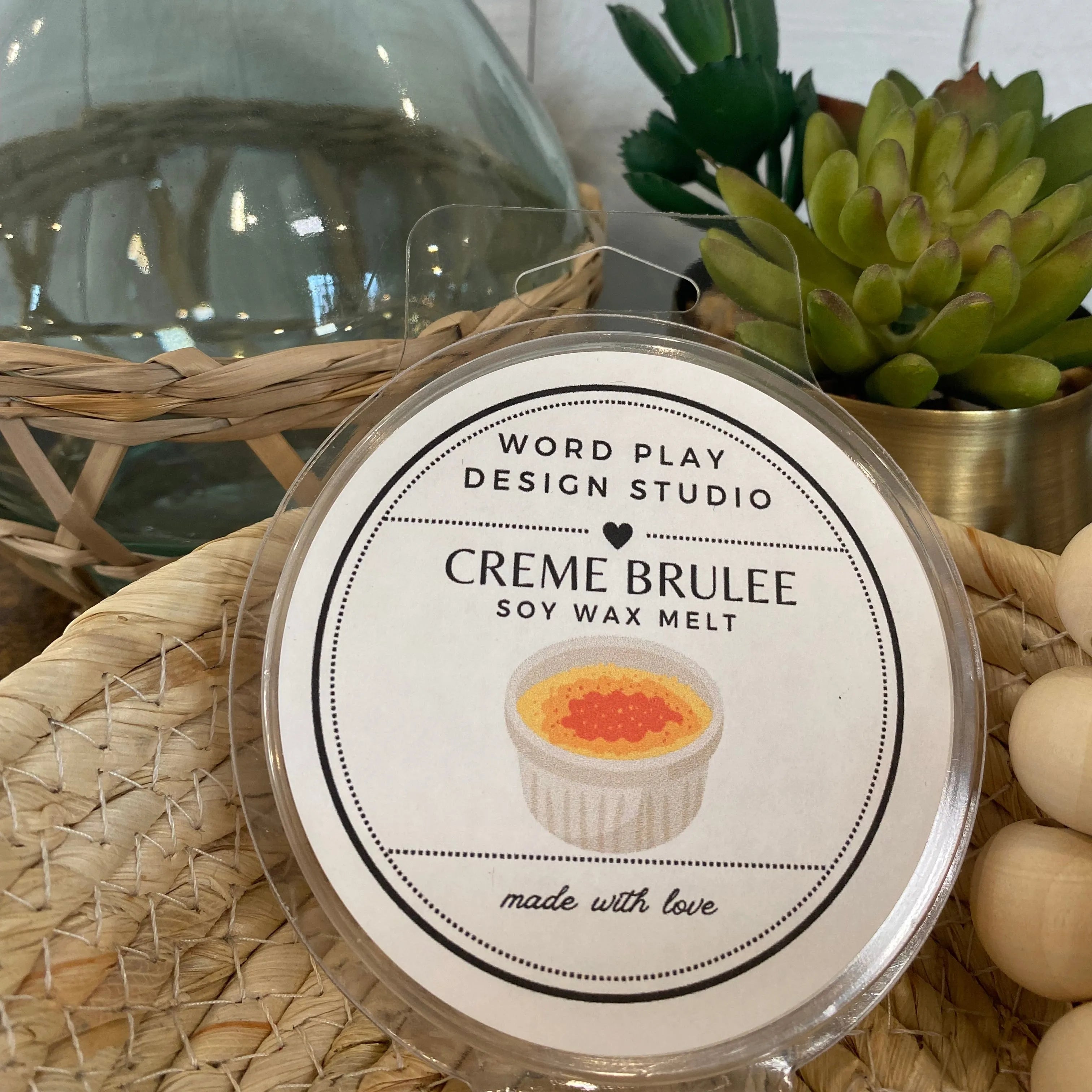 Shop Locally Poured Soy Wax Melts - Cozy Collection-Creme Brulee at Ruby Joy Boutique, a Women's Clothing Store in Pickerington, Ohio