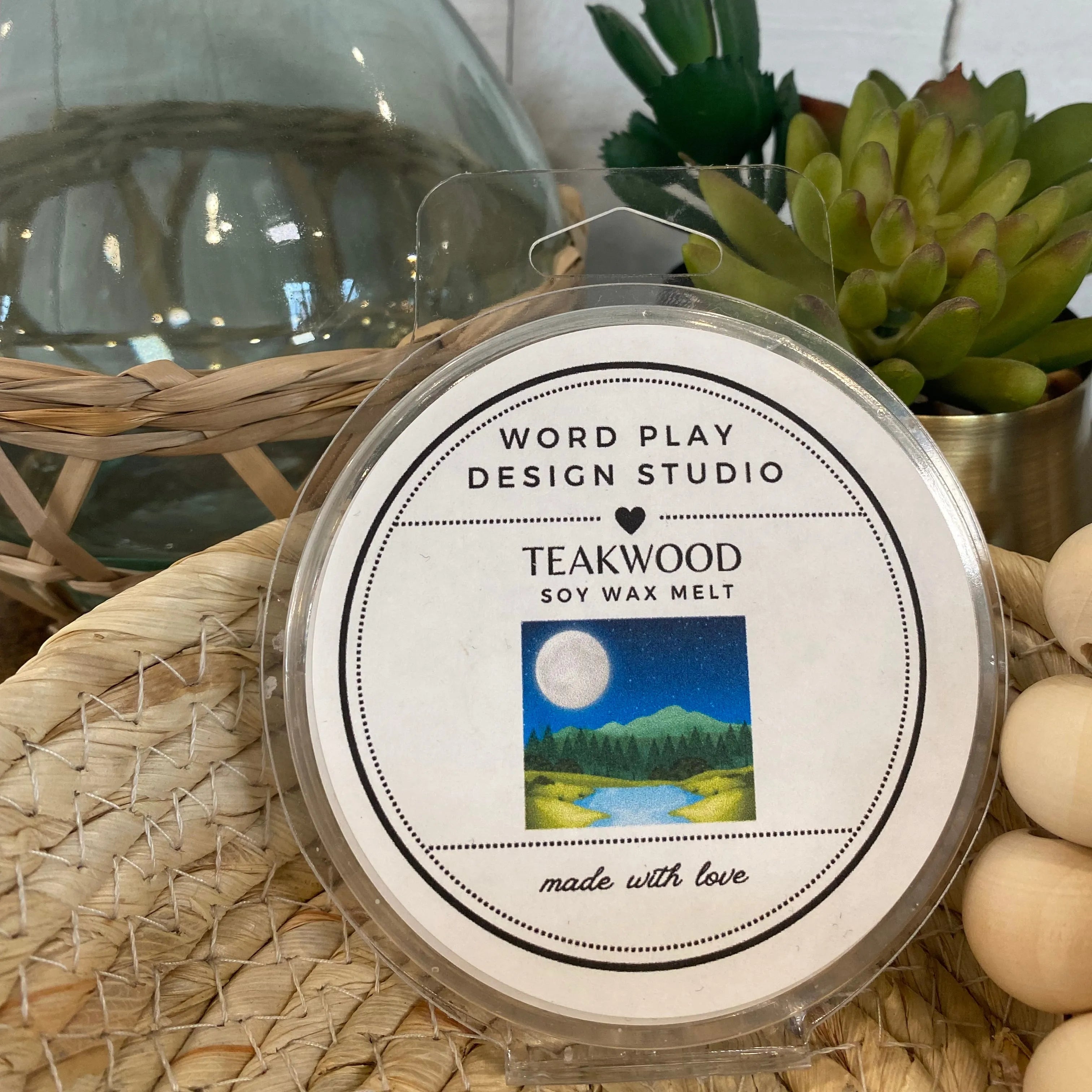 Shop Locally Poured Soy Wax Melts - Cozy Collection-Teakwood at Ruby Joy Boutique, a Women's Clothing Store in Pickerington, Ohio