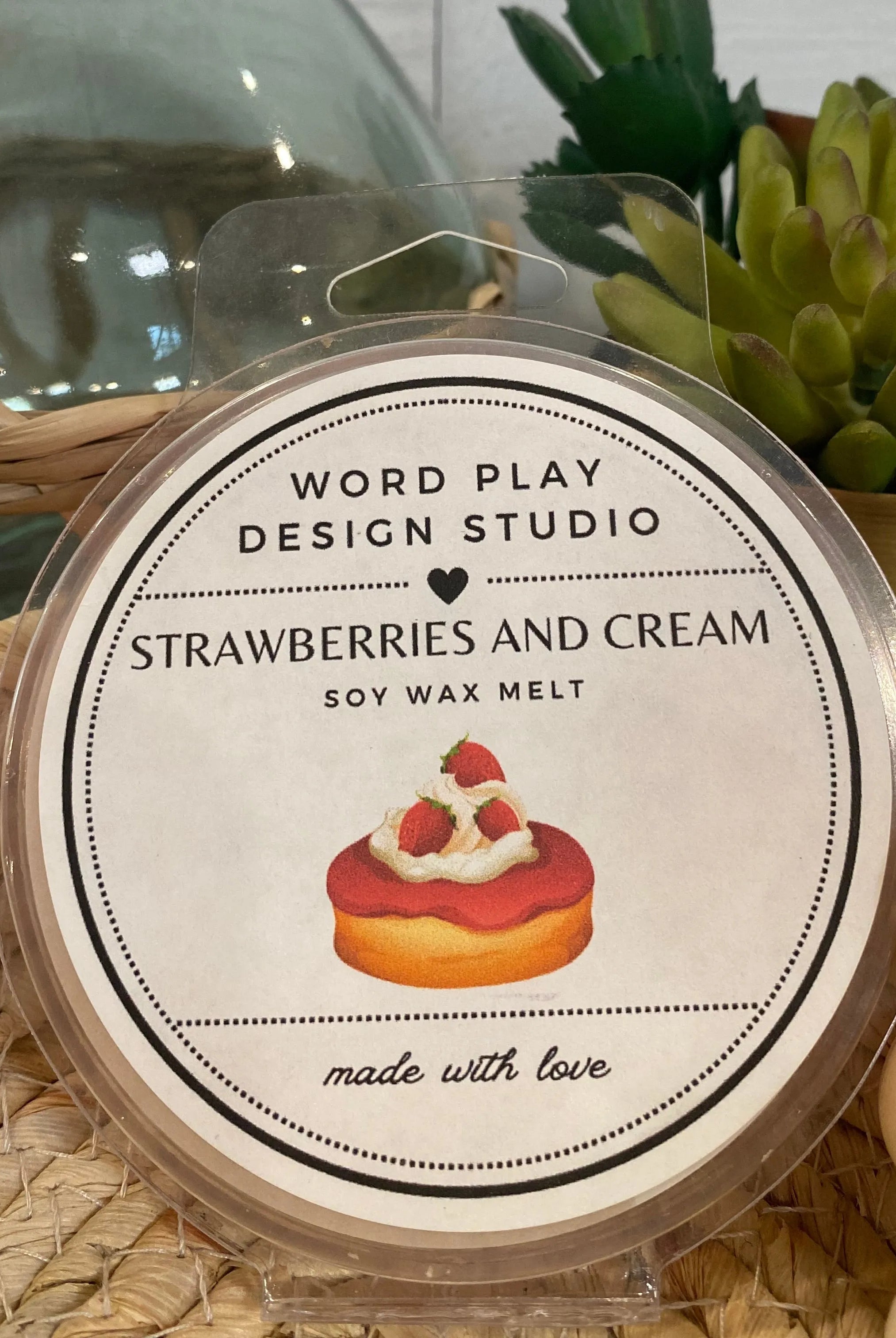 Shop Locally Poured Soy Wax Melts - Sweet Spring Collection-Strawberries and Cream at Ruby Joy Boutique, a Women's Clothing Store in Pickerington, Ohio