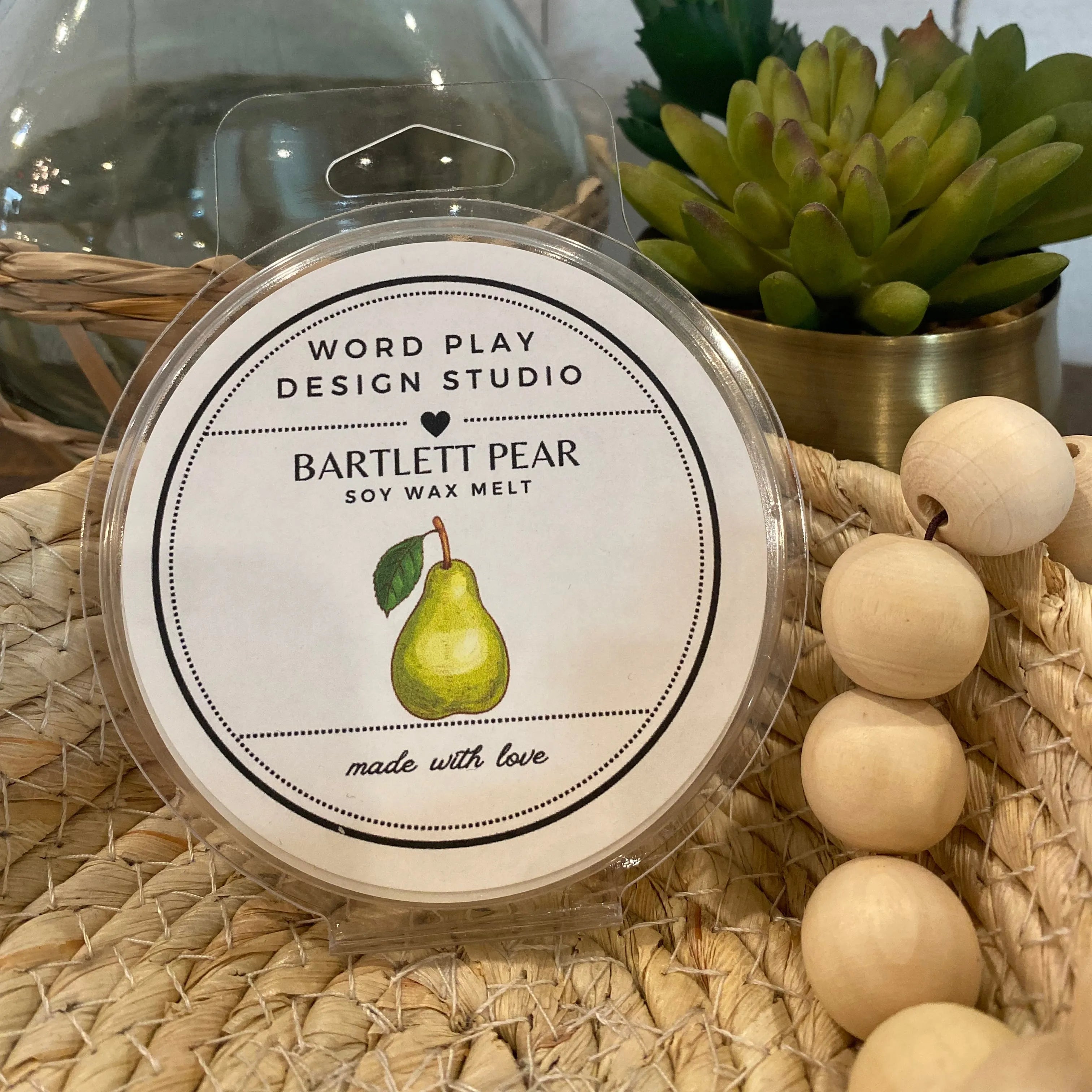 Shop Locally Poured Soy Wax Melts - Sweet Spring Collection-Bartlett Pear at Ruby Joy Boutique, a Women's Clothing Store in Pickerington, Ohio