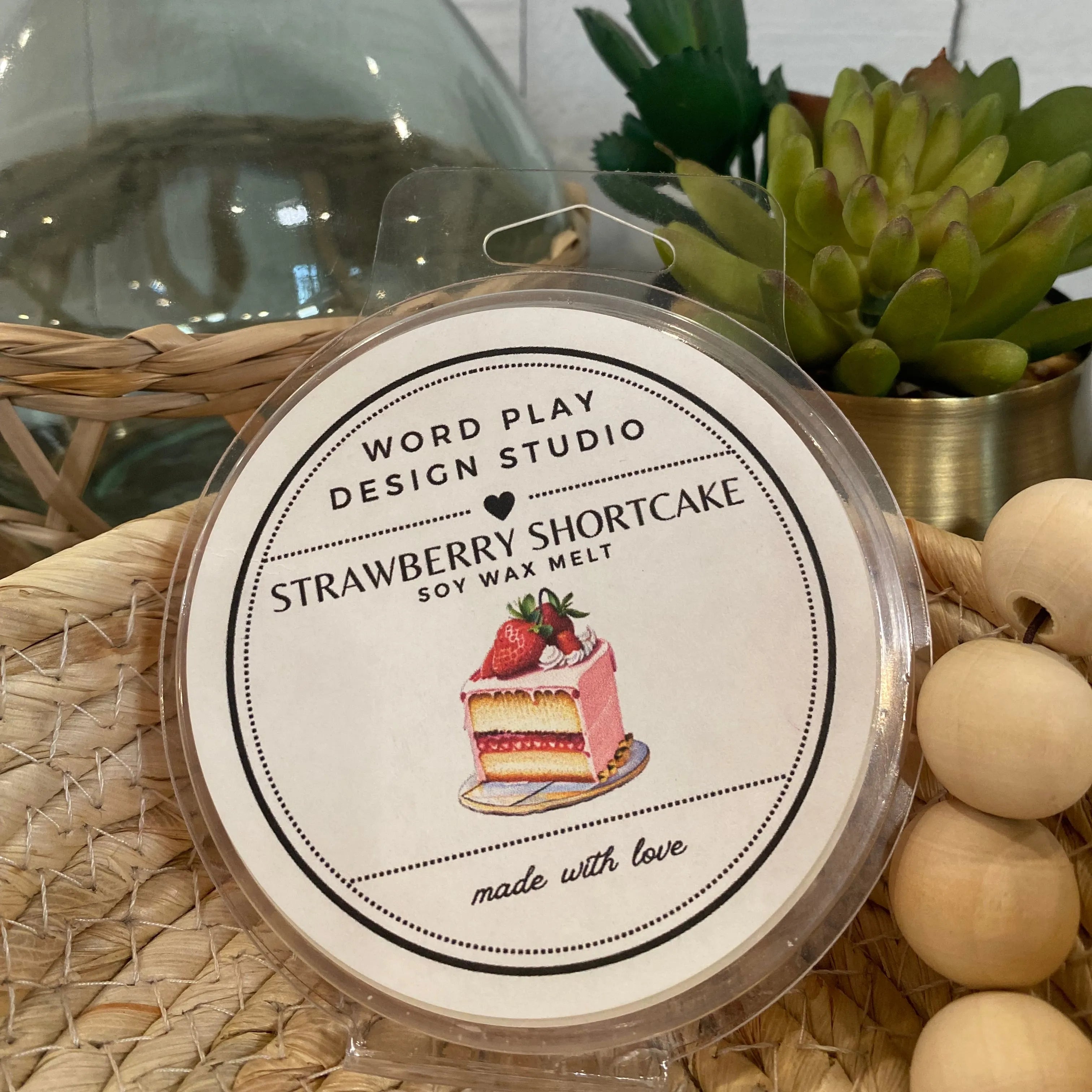 Shop Locally Poured Soy Wax Melts - Sweet Spring Collection-Strawberry Shortcake at Ruby Joy Boutique, a Women's Clothing Store in Pickerington, Ohio