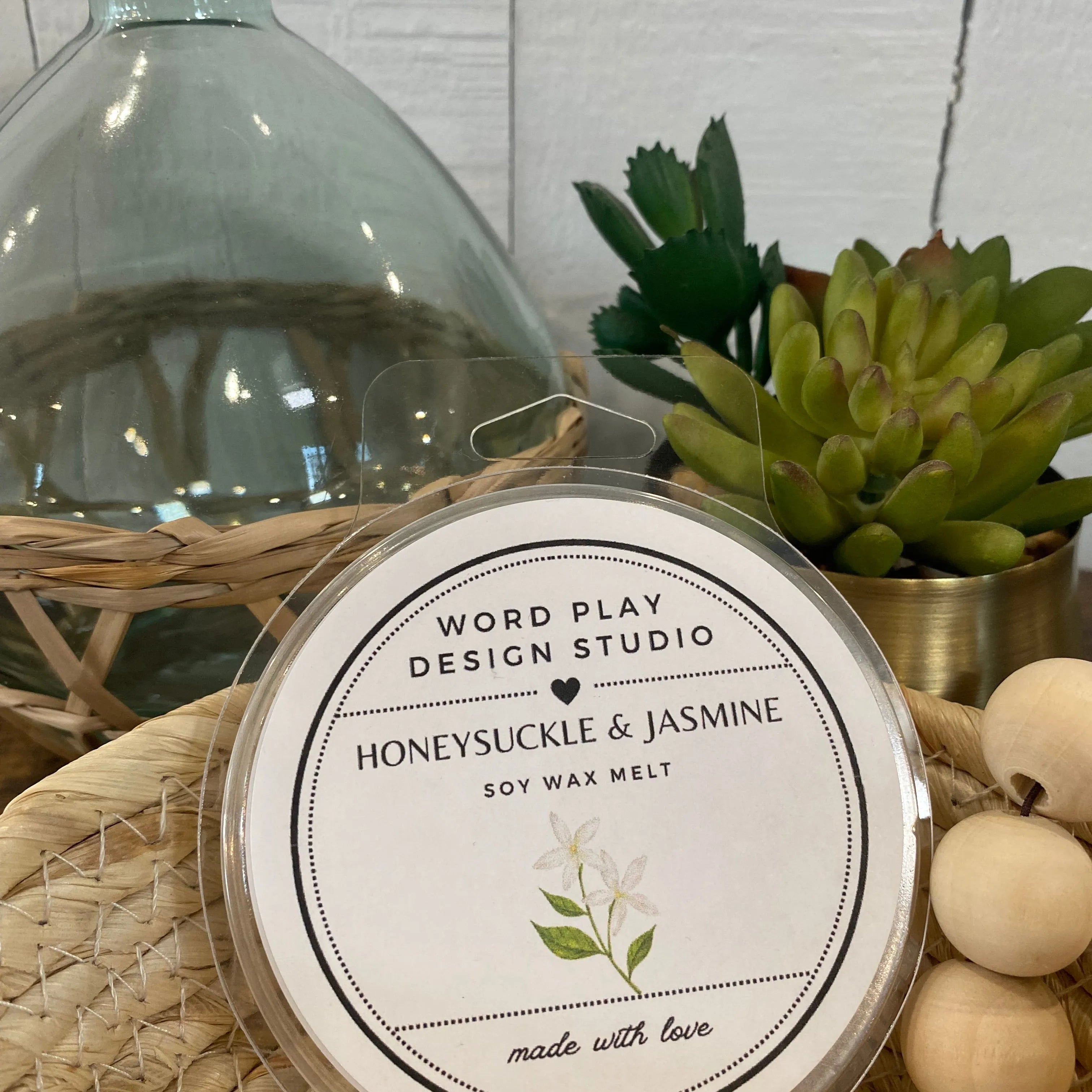 Shop Locally Poured Soy Wax Melts - Sweet Spring Collection-Honeysuckle & Jasmine at Ruby Joy Boutique, a Women's Clothing Store in Pickerington, Ohio