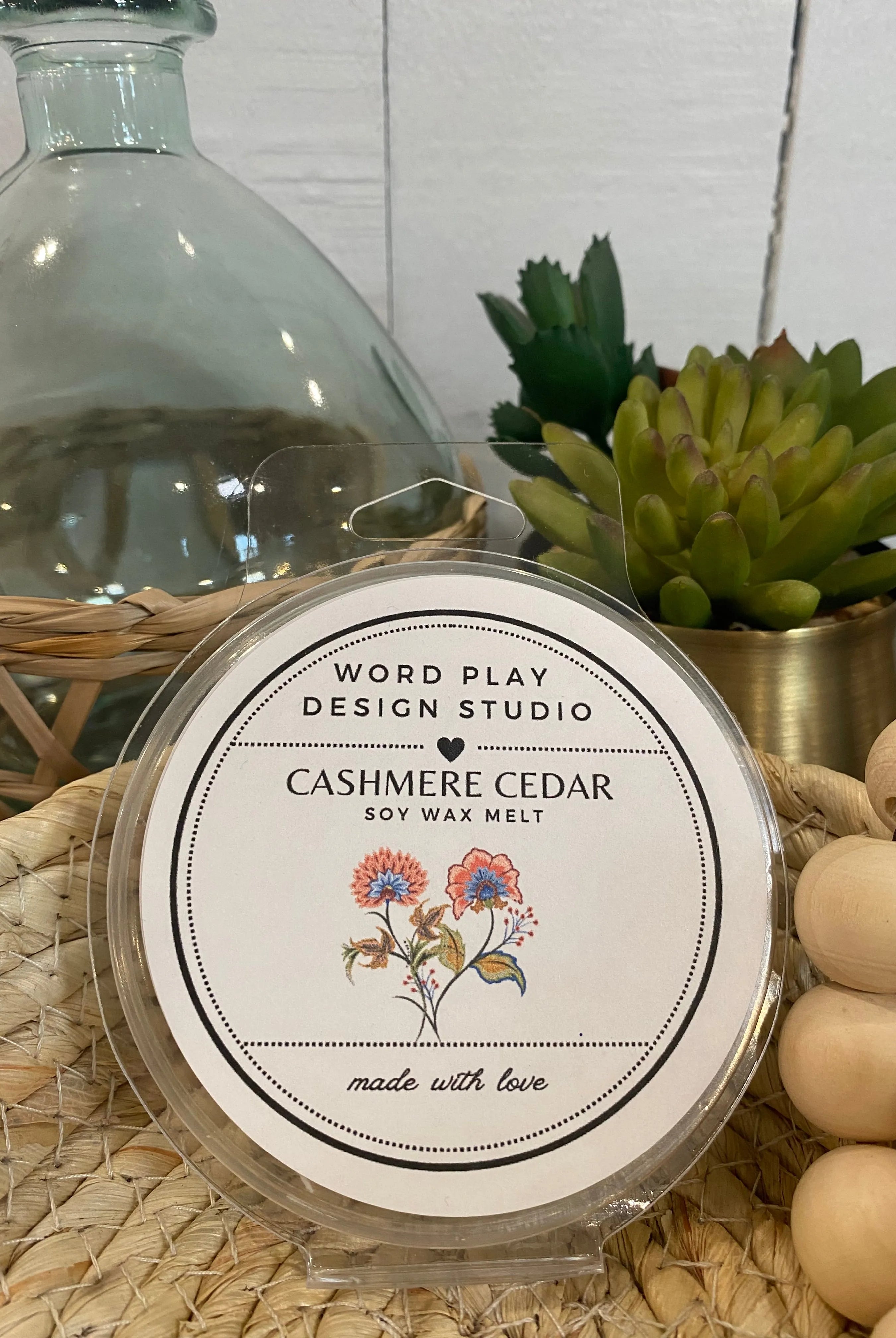 Shop Locally Poured Soy Wax Melts - Sweet Spring Collection-Cashmere Cedar at Ruby Joy Boutique, a Women's Clothing Store in Pickerington, Ohio