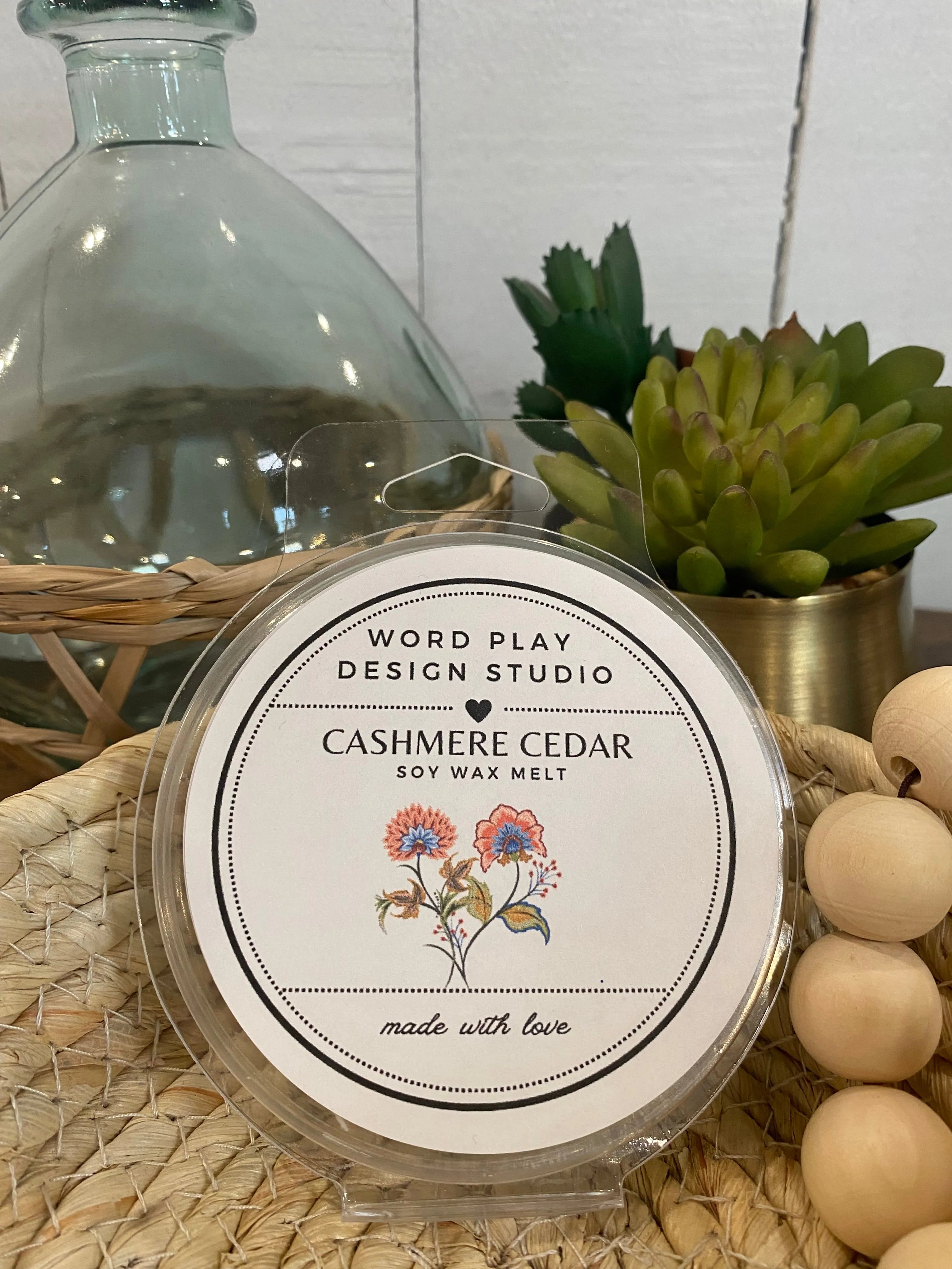 Shop Locally Poured Soy Wax Melts - Sweet Spring Collection-Cashmere Cedar at Ruby Joy Boutique, a Women's Clothing Store in Pickerington, Ohio