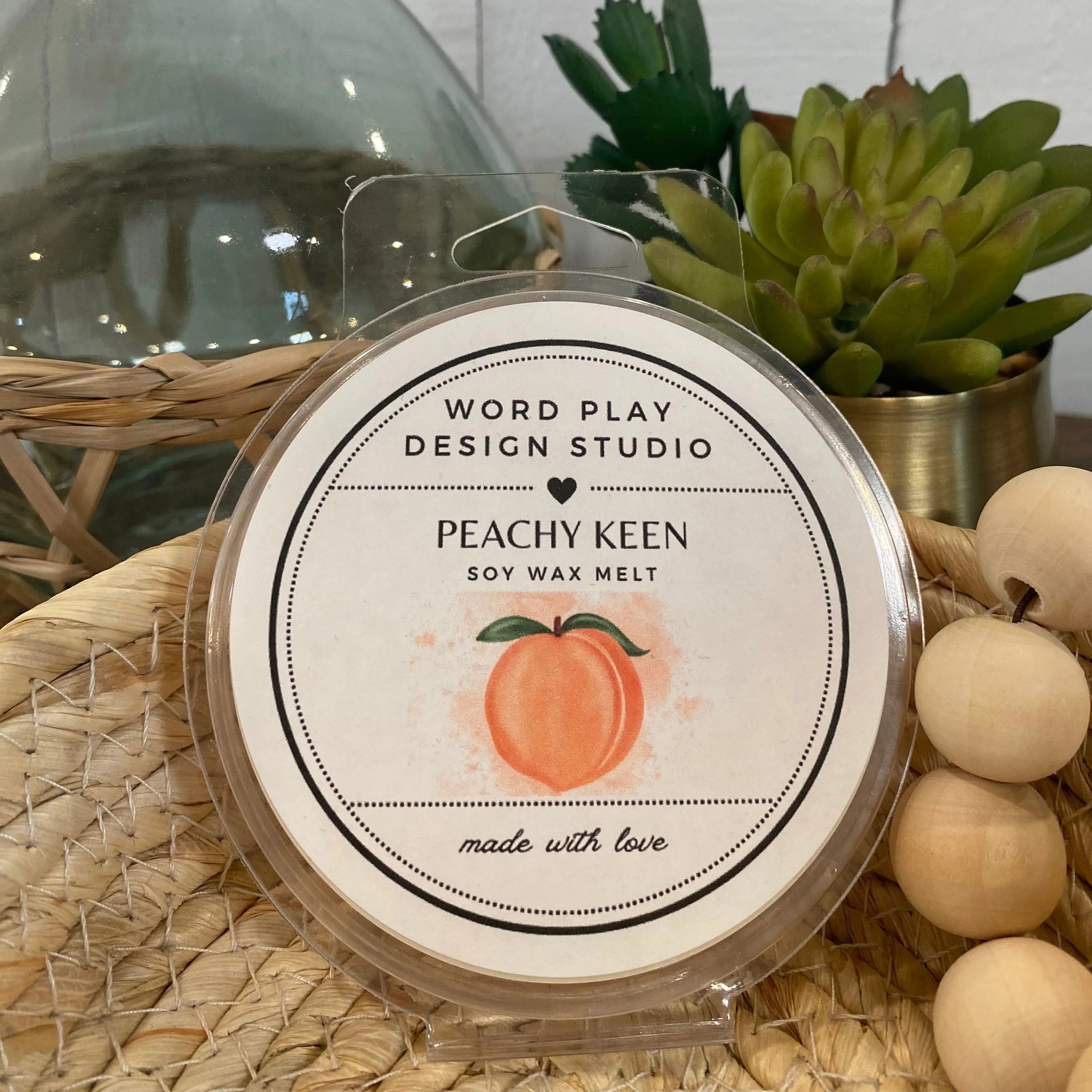 Shop Locally Poured Soy Wax Melts - Sweet Spring Collection-Peachy Keen at Ruby Joy Boutique, a Women's Clothing Store in Pickerington, Ohio