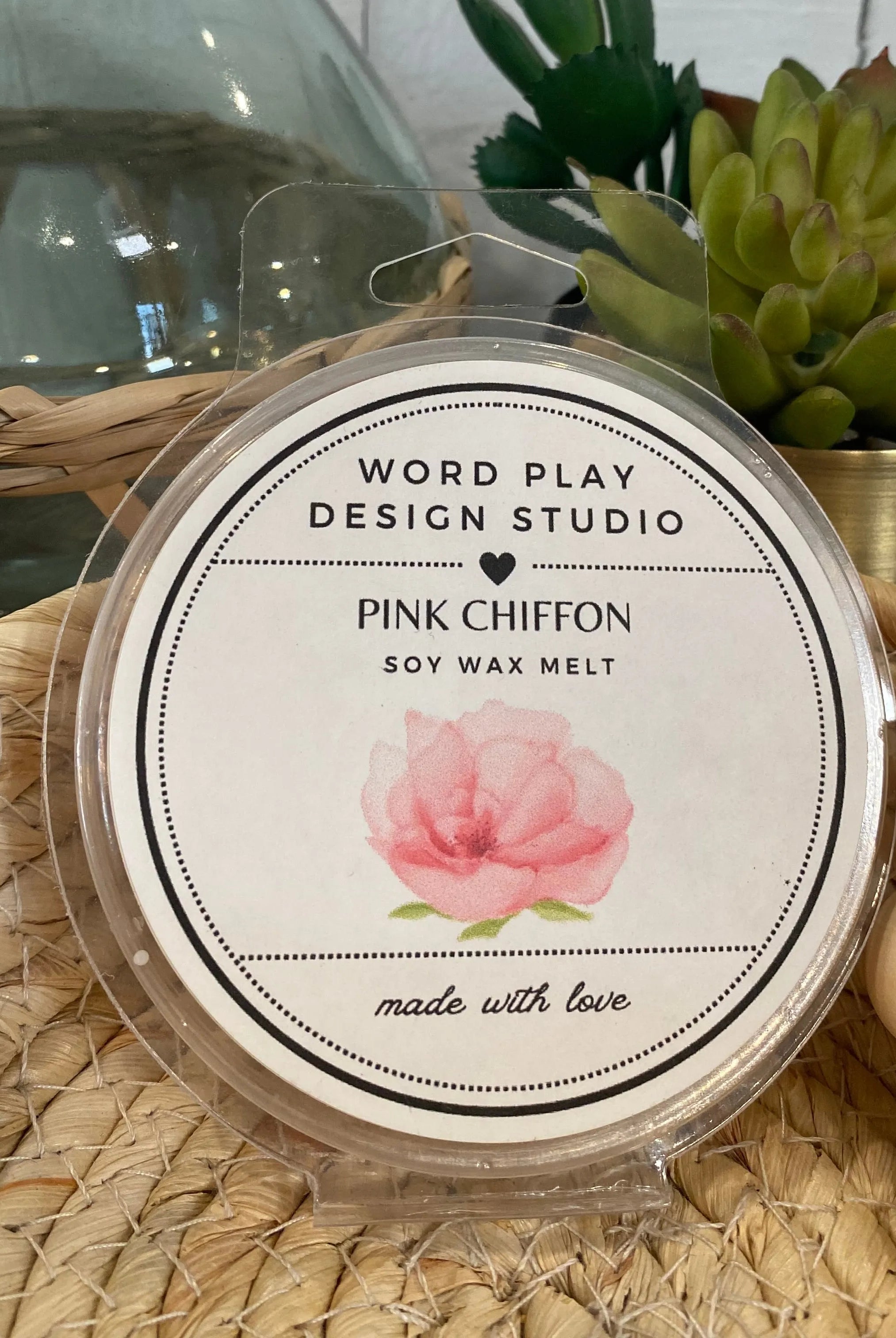 Shop Locally Poured Soy Wax Melts - Sweet Spring Collection-Pink Chiffon at Ruby Joy Boutique, a Women's Clothing Store in Pickerington, Ohio