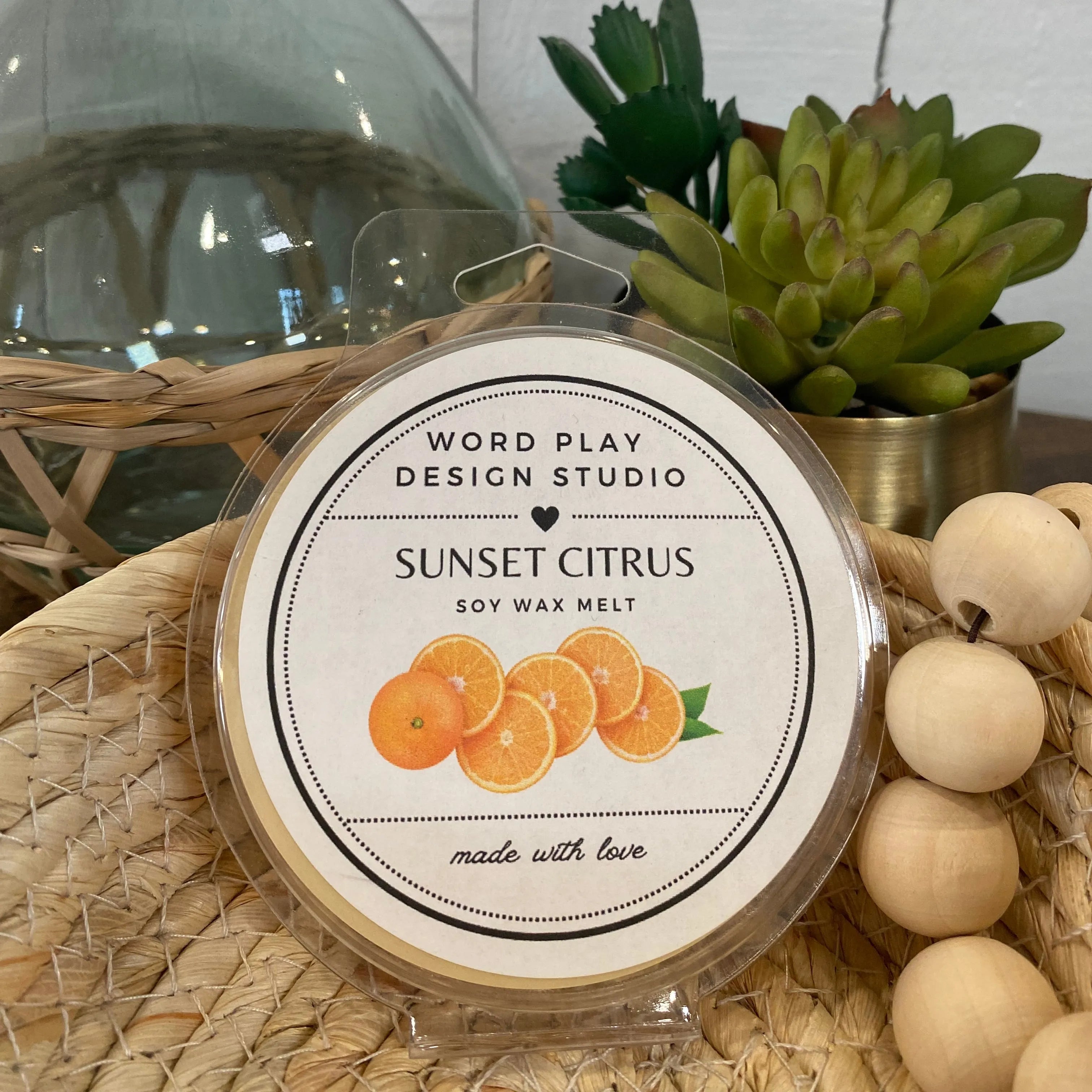 Shop Locally Poured Soy Wax Melts - Sweet Spring Collection-Sunset Citrus at Ruby Joy Boutique, a Women's Clothing Store in Pickerington, Ohio