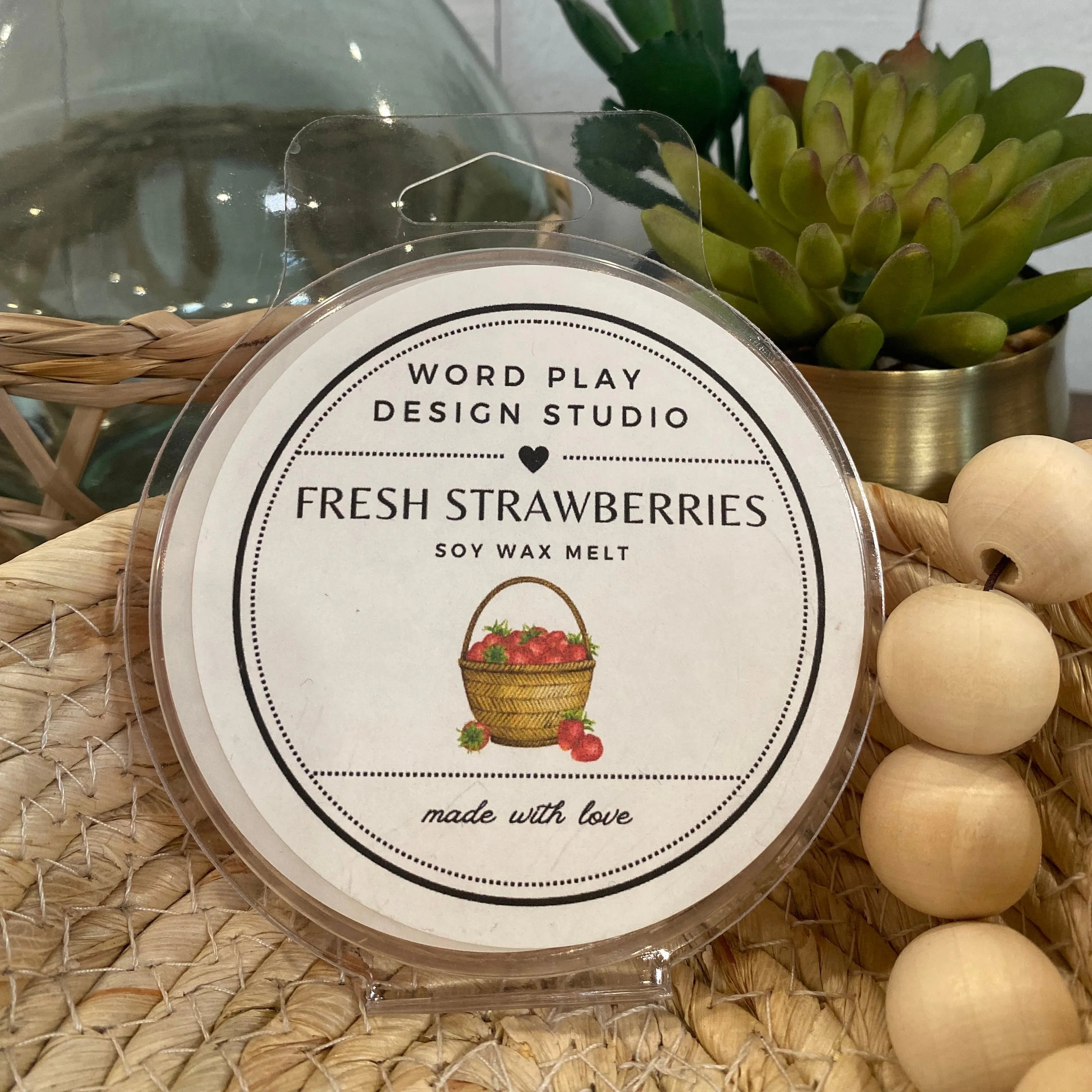 Shop Locally Poured Soy Wax Melts - Sweet Spring Collection-Fresh Strawberries at Ruby Joy Boutique, a Women's Clothing Store in Pickerington, Ohio