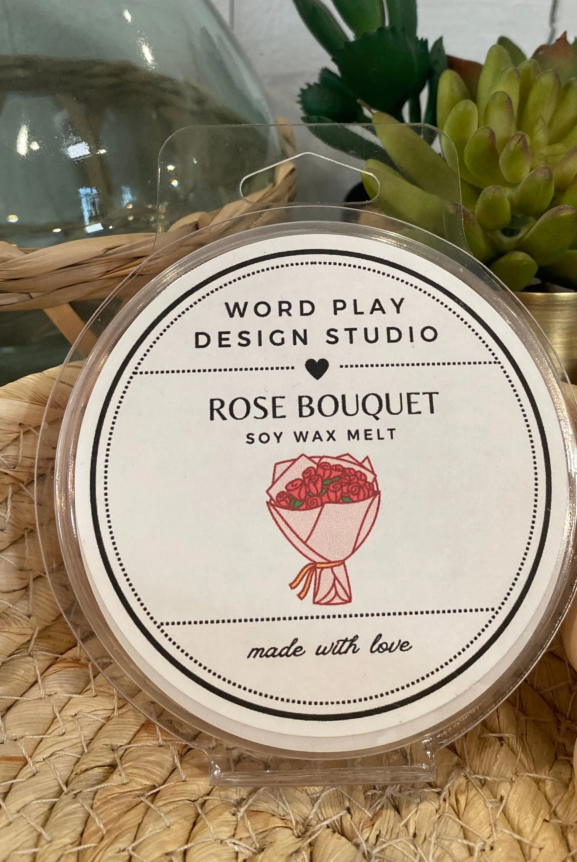 Shop Locally Poured Soy Wax Melts - Sweet Spring Collection-Rose Bouquet at Ruby Joy Boutique, a Women's Clothing Store in Pickerington, Ohio