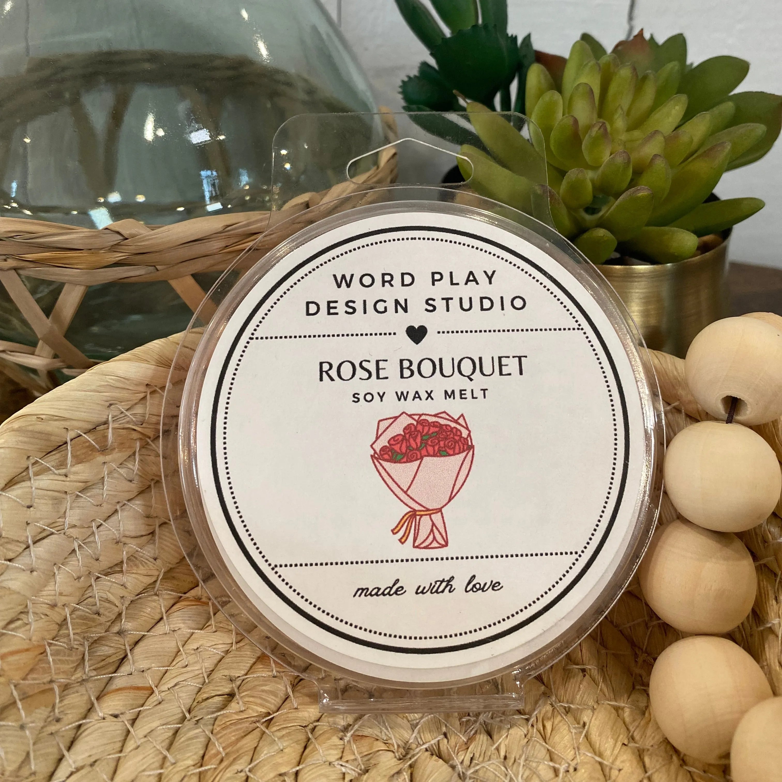 Shop Locally Poured Soy Wax Melts - Sweet Spring Collection-Rose Bouquet at Ruby Joy Boutique, a Women's Clothing Store in Pickerington, Ohio