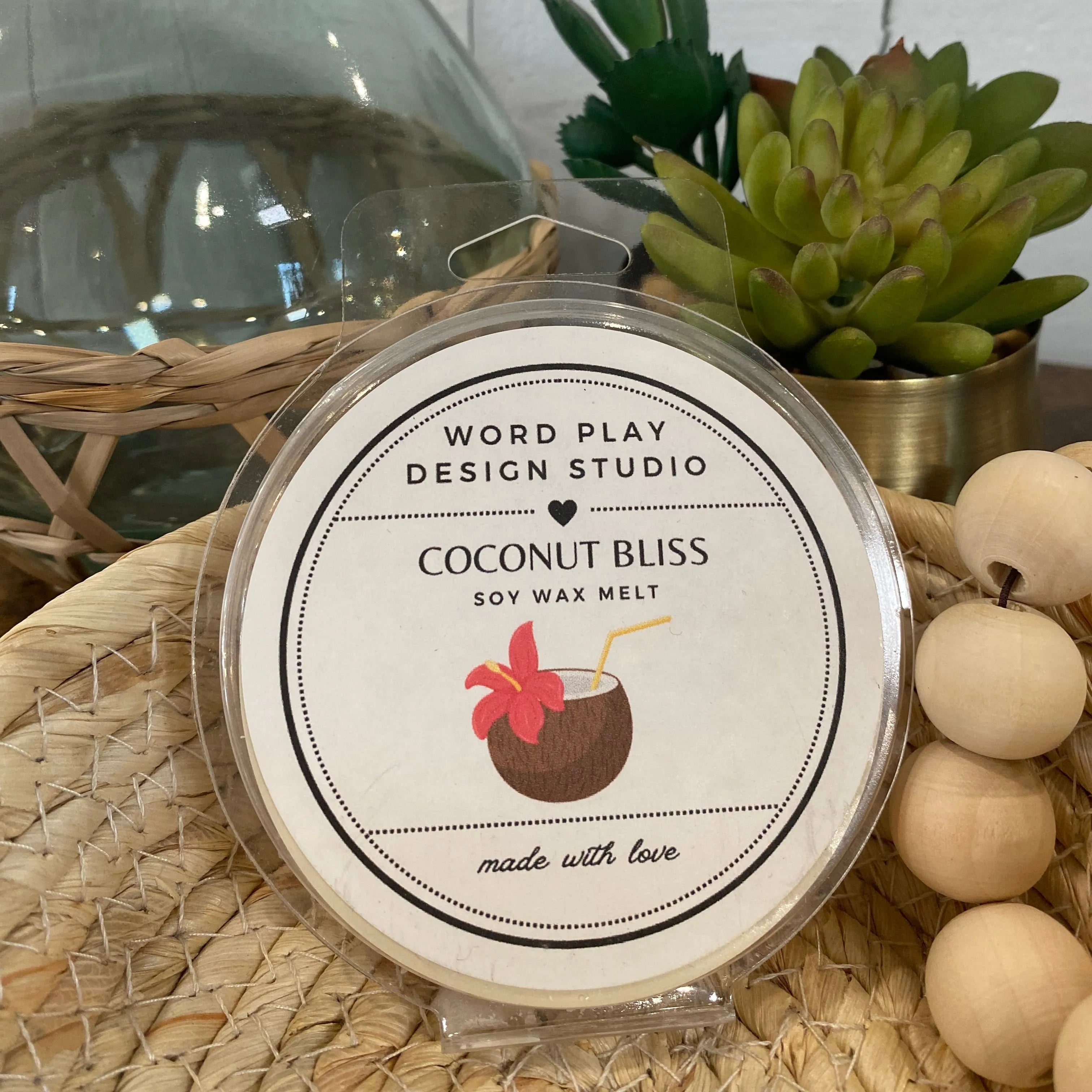 Shop Locally Poured Soy Wax Melts - Sweet Spring Collection-Coconut Bliss at Ruby Joy Boutique, a Women's Clothing Store in Pickerington, Ohio