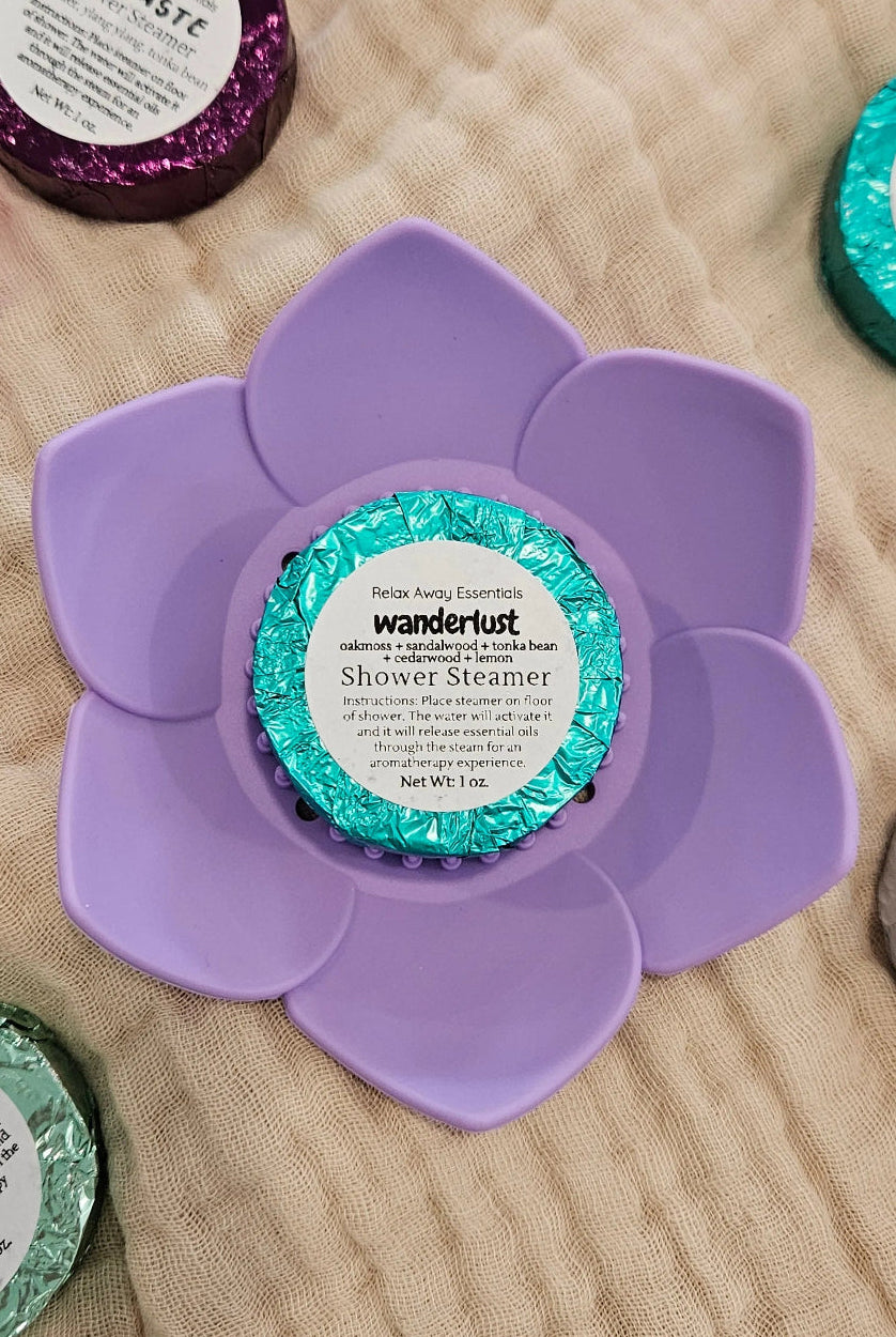Shop Lotus Shower Steamer Trays-Lilac at Ruby Joy Boutique, a Women's Clothing Store in Pickerington, Ohio