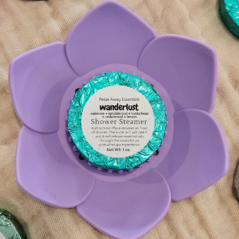 Shop Lotus Shower Steamer Trays-Lilac at Ruby Joy Boutique, a Women's Clothing Store in Pickerington, Ohio