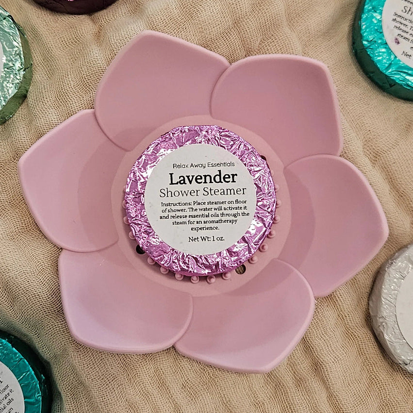 Shop Lotus Shower Steamer Trays-Pink at Ruby Joy Boutique, a Women's Clothing Store in Pickerington, Ohio