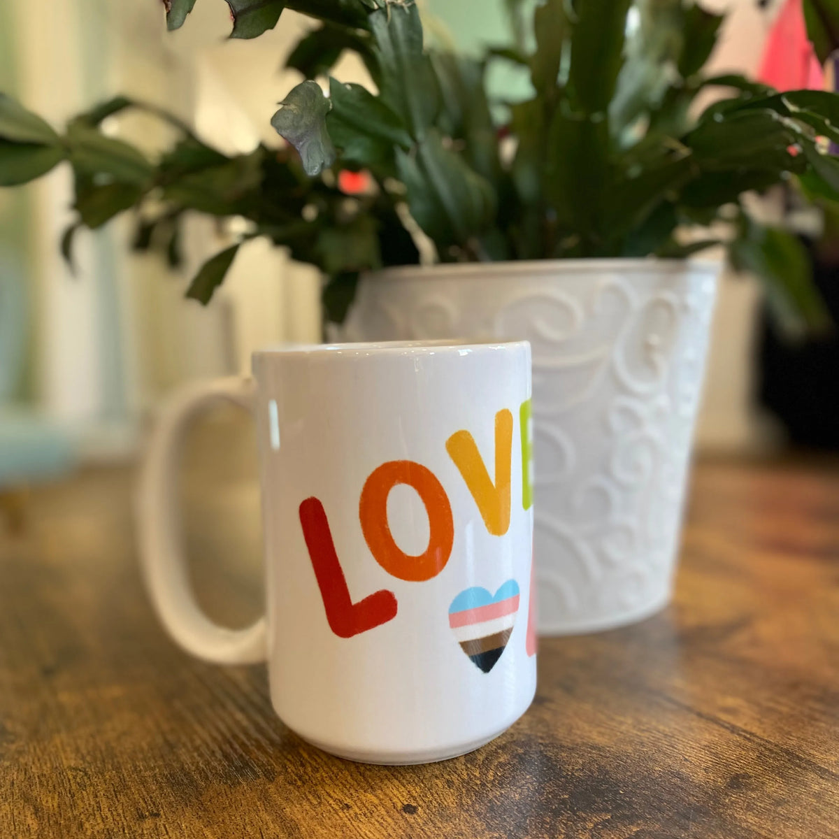 Shop Love Is Love | Ceramic Coffee Mug 15oz- at Ruby Joy Boutique, a Women's Clothing Store in Pickerington, Ohio