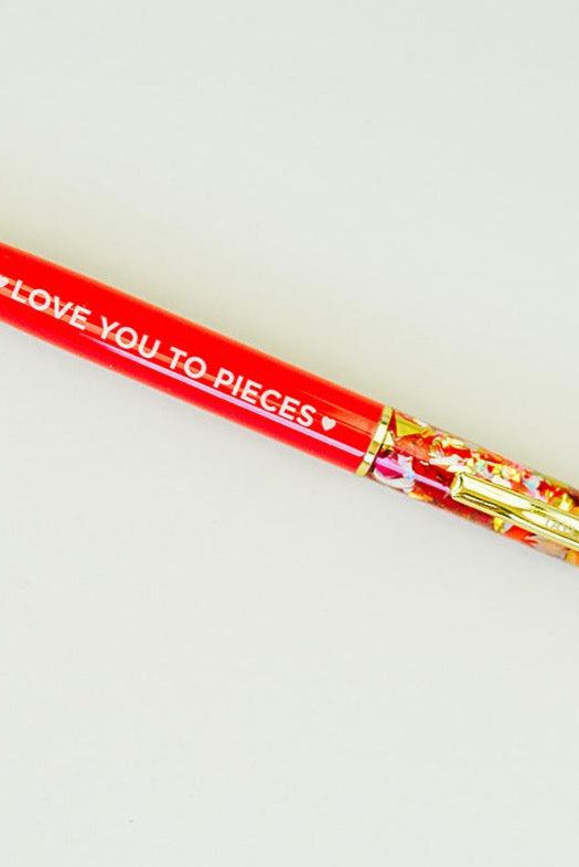 Shop “Love You to Pieces” Confetti Pen-Pens at Ruby Joy Boutique, a Women's Clothing Store in Pickerington, Ohio