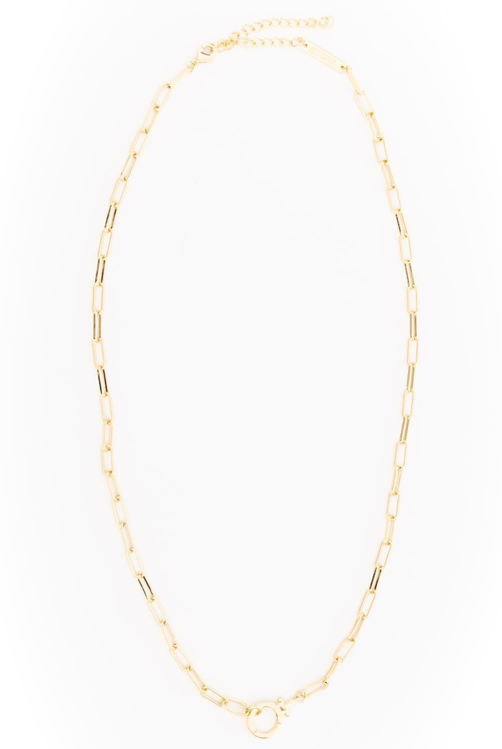 Shop Luxe Clasp Charm Necklace-Necklaces at Ruby Joy Boutique, a Women's Clothing Store in Pickerington, Ohio