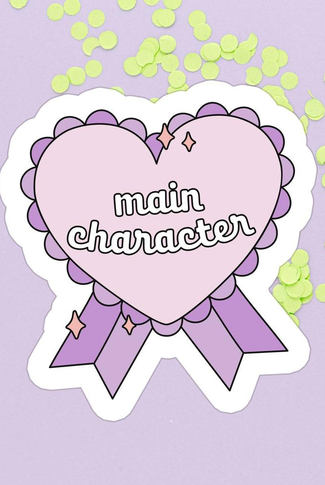 Shop Main Character Ribbon | Waterproof Vinyl Sticker- at Ruby Joy Boutique, a Women's Clothing Store in Pickerington, Ohio