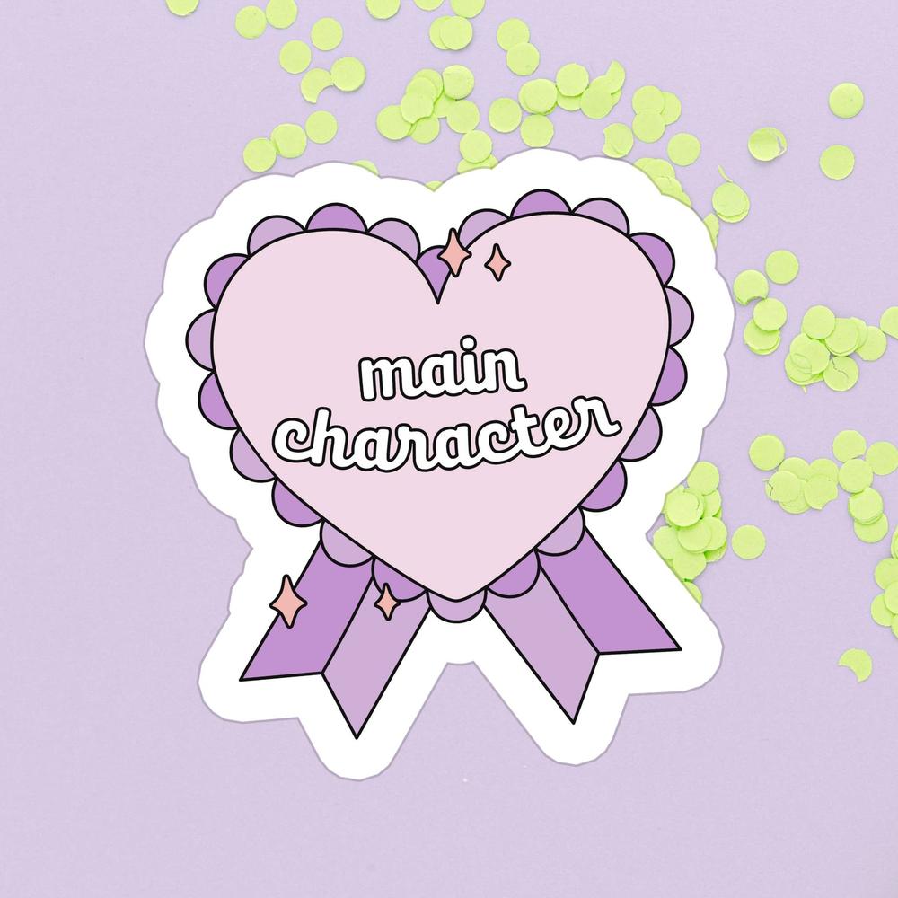 Shop Main Character Ribbon | Waterproof Vinyl Sticker- at Ruby Joy Boutique, a Women's Clothing Store in Pickerington, Ohio