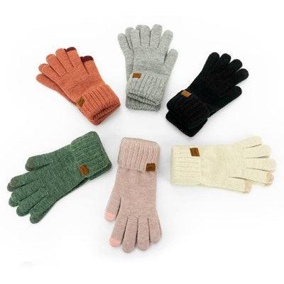 Shop Mainstay Folded Cuff Gloves-Gloves at Ruby Joy Boutique, a Women's Clothing Store in Pickerington, Ohio