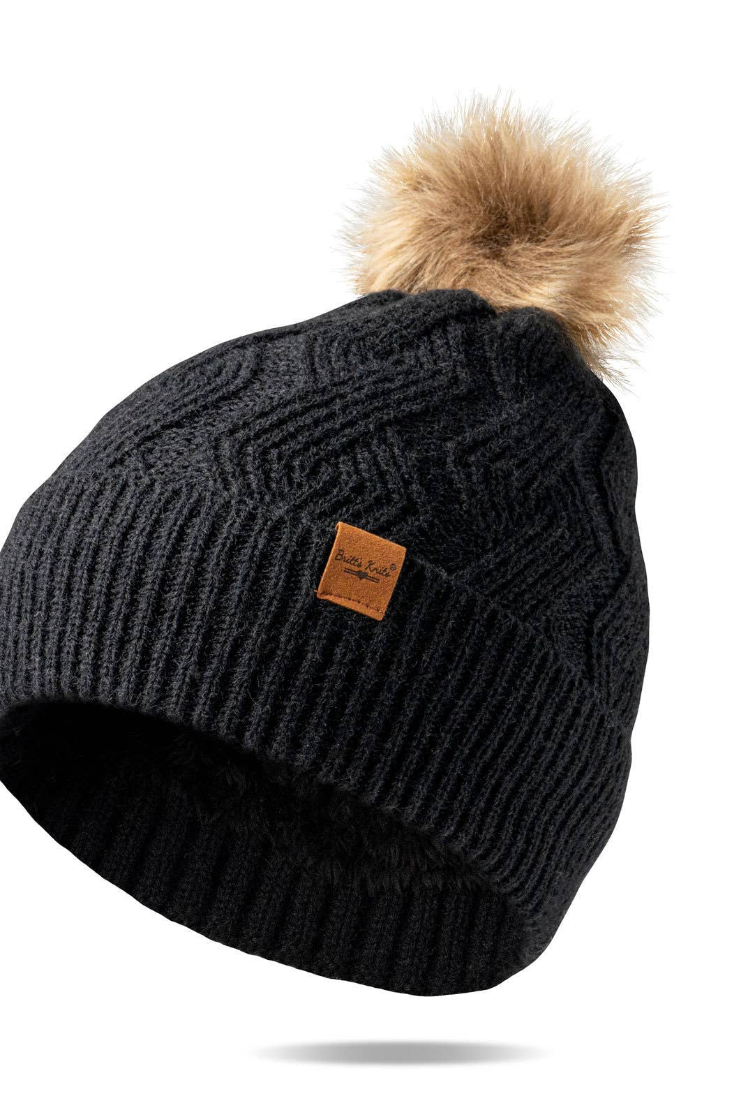 Shop Mainstay Pom Hat-Winter Hat at Ruby Joy Boutique, a Women's Clothing Store in Pickerington, Ohio