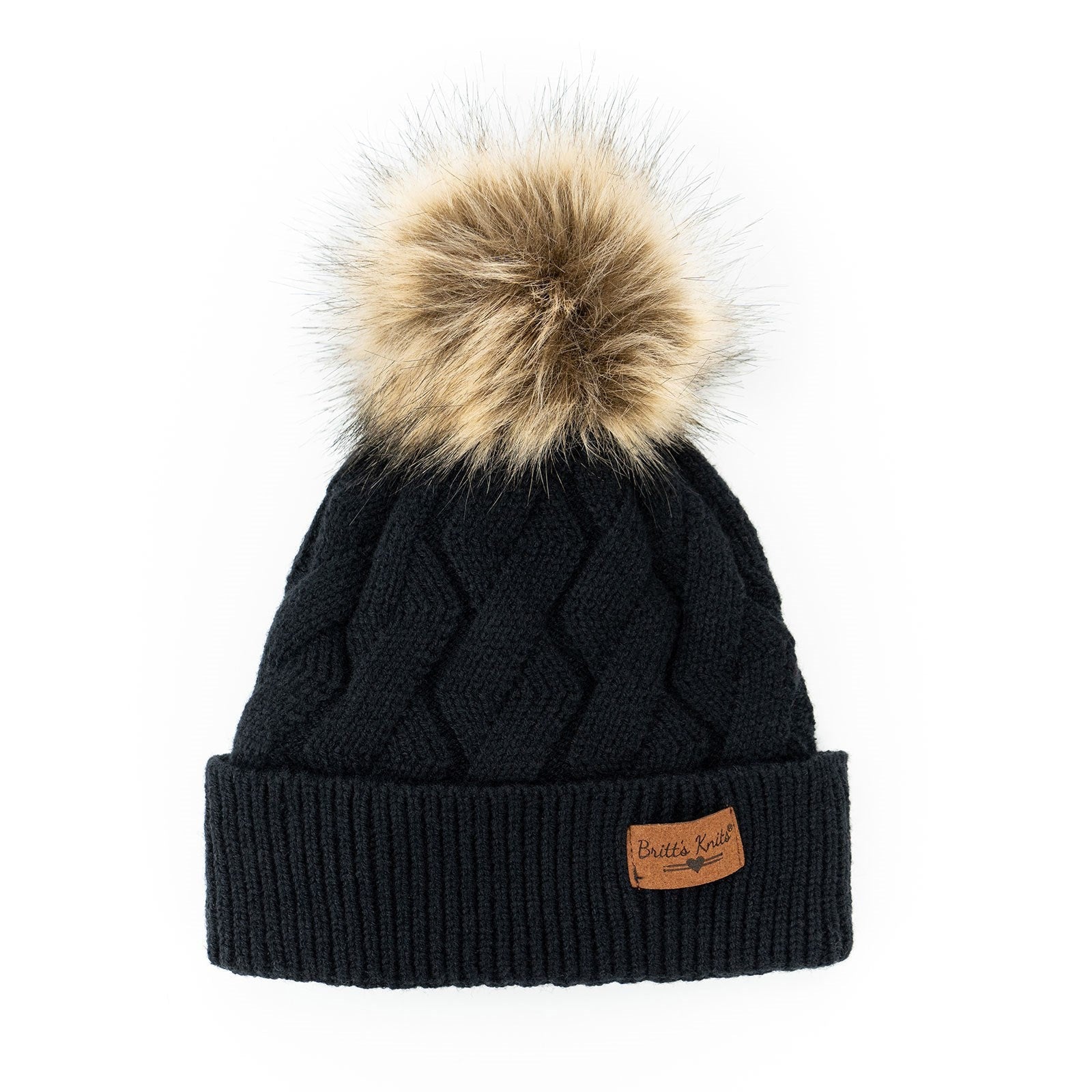 Shop Mainstays Collection Pom Hat-Winter Hat at Ruby Joy Boutique, a Women's Clothing Store in Pickerington, Ohio