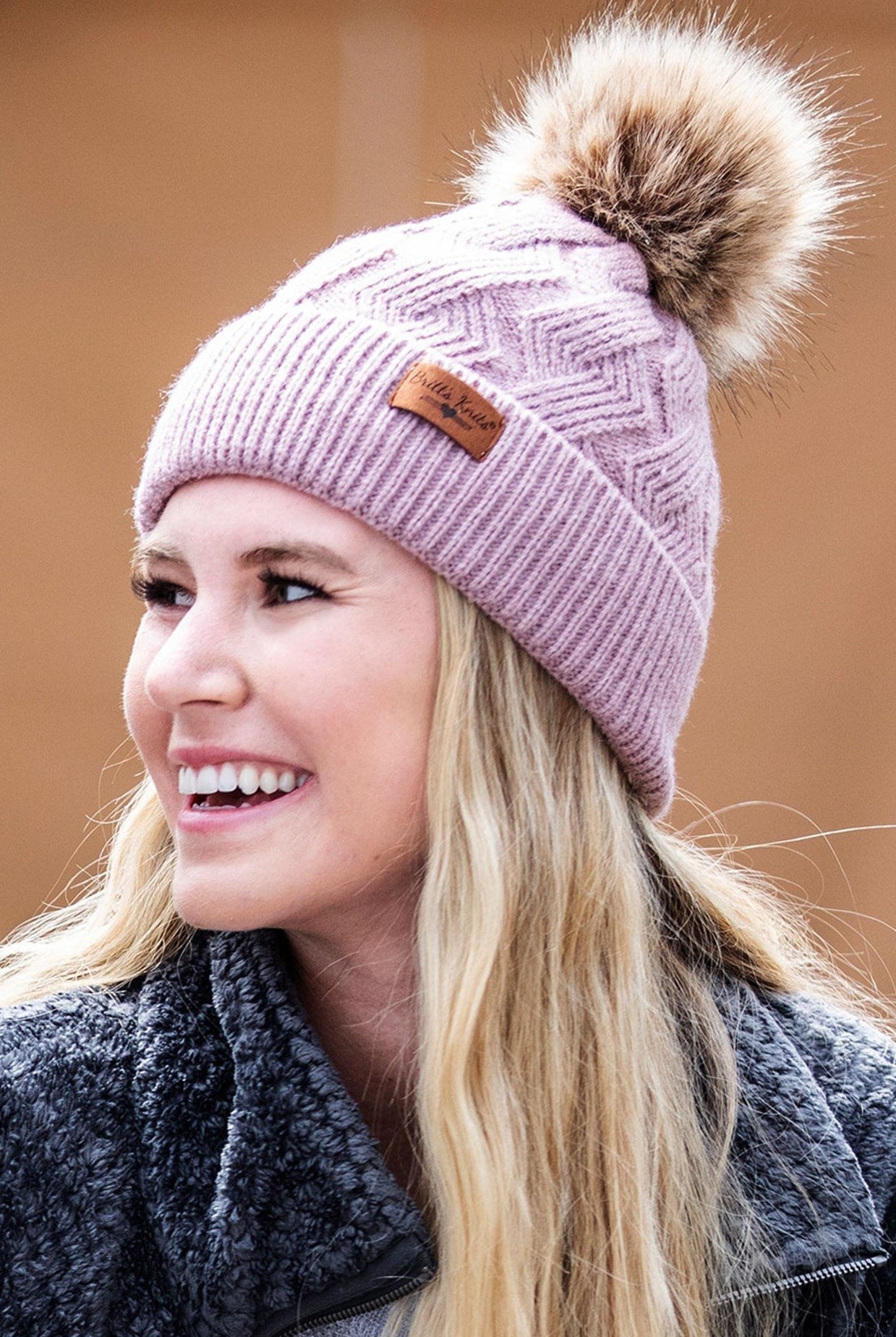 Shop Mainstays Collection Pom Hat-Winter Hat at Ruby Joy Boutique, a Women's Clothing Store in Pickerington, Ohio