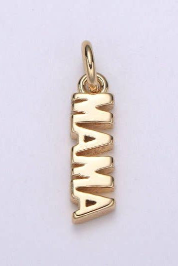 Shop Mama Mini Charm 18k Gold Filled- at Ruby Joy Boutique, a Women's Clothing Store in Pickerington, Ohio