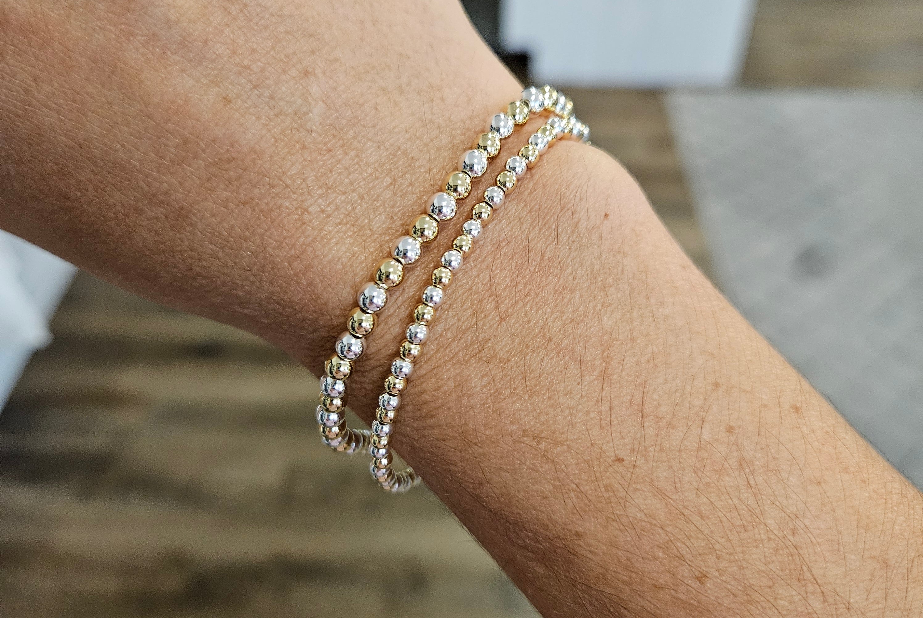 Shop Fashion Fortune Stretch Bracelets | Silver and Gold Mix- at Ruby Joy Boutique, a Women's Clothing Store in Pickerington, Ohio