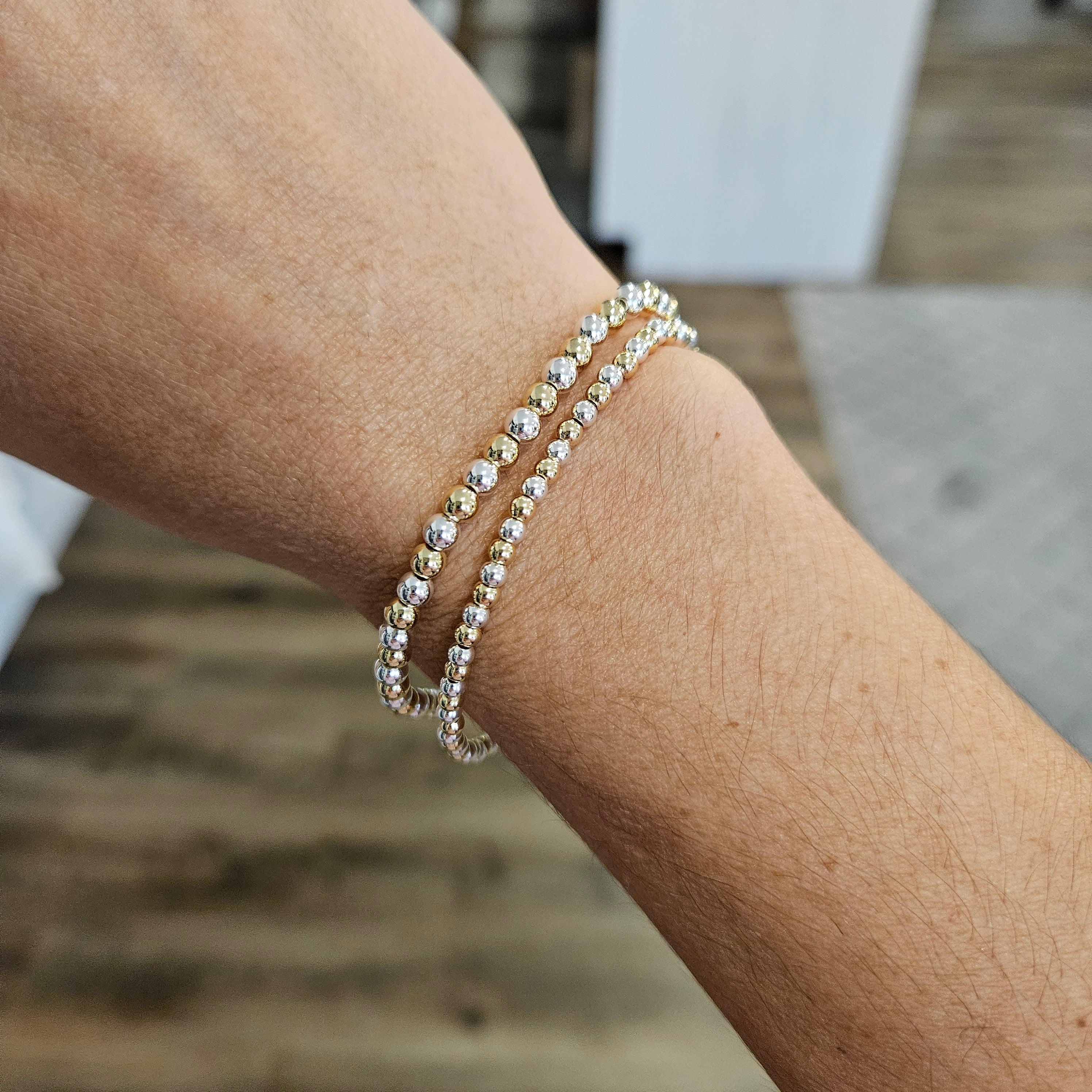 Shop Fashion Fortune Stretch Bracelets | Silver and Gold Mix- at Ruby Joy Boutique, a Women's Clothing Store in Pickerington, Ohio