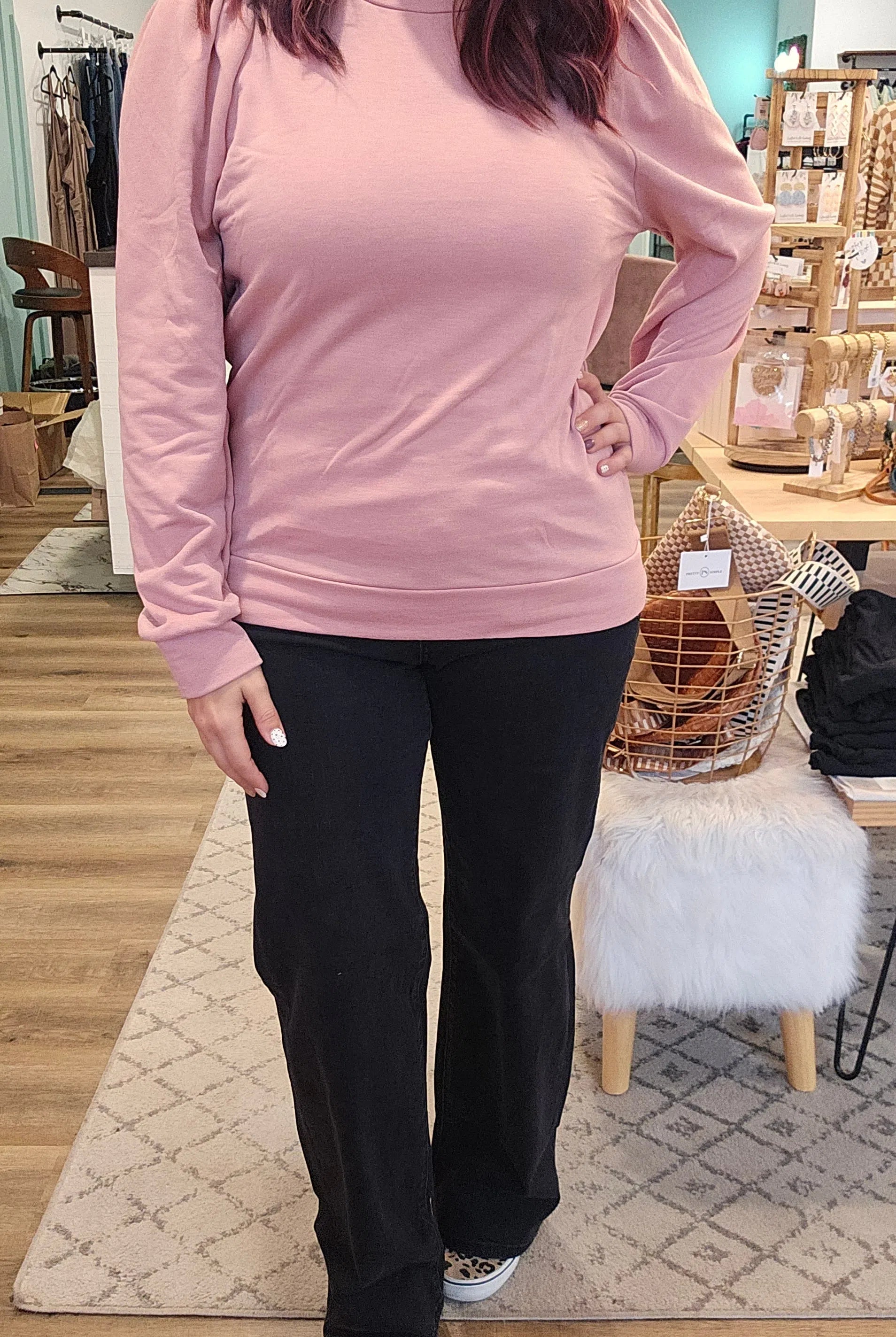 Shop Midnight Super High-Rise Wide Leg Jeans | Mica Denim-Jeans at Ruby Joy Boutique, a Women's Clothing Store in Pickerington, Ohio