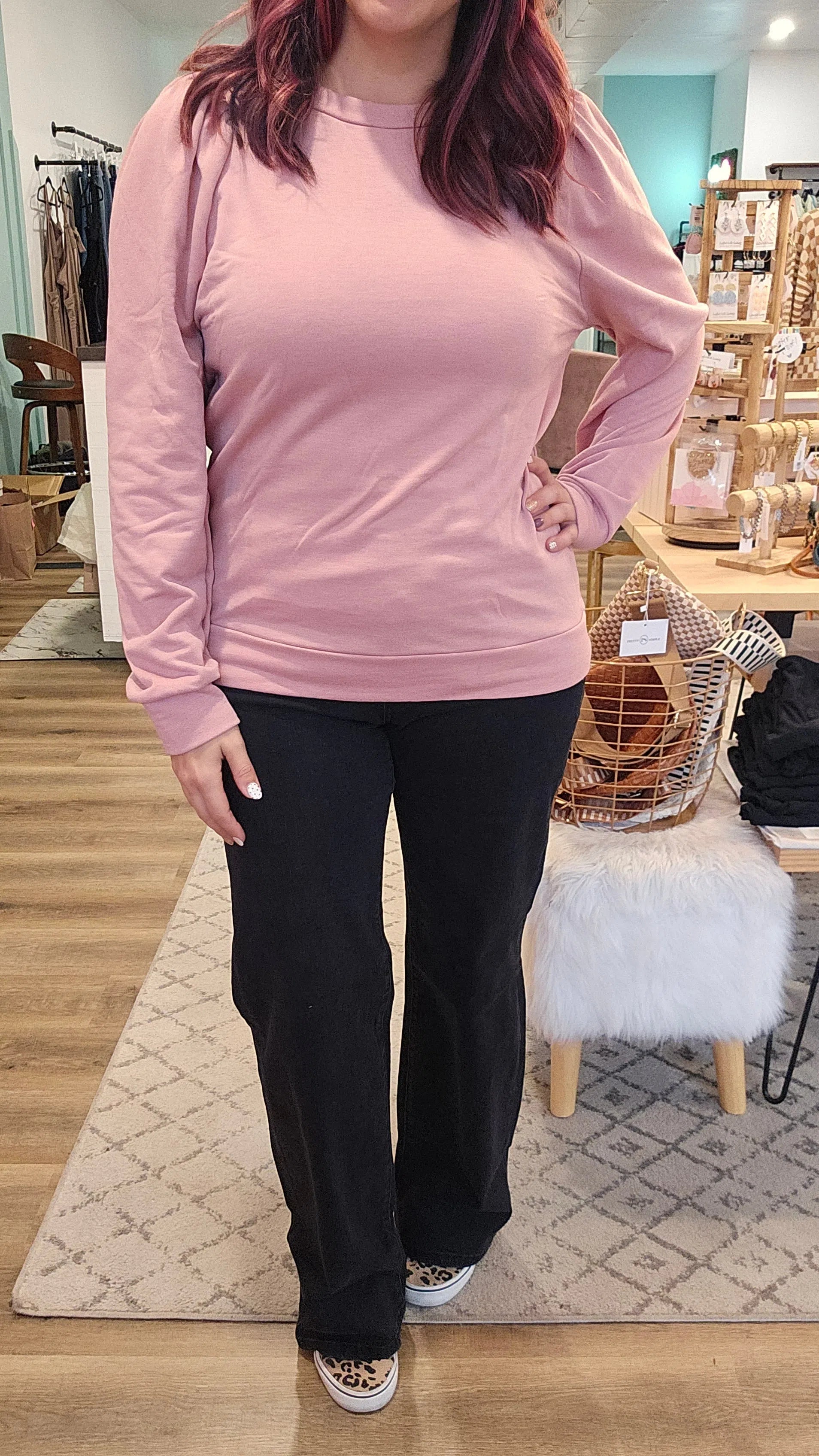 Shop Midnight Super High-Rise Wide Leg Jeans | Mica Denim-Jeans at Ruby Joy Boutique, a Women's Clothing Store in Pickerington, Ohio