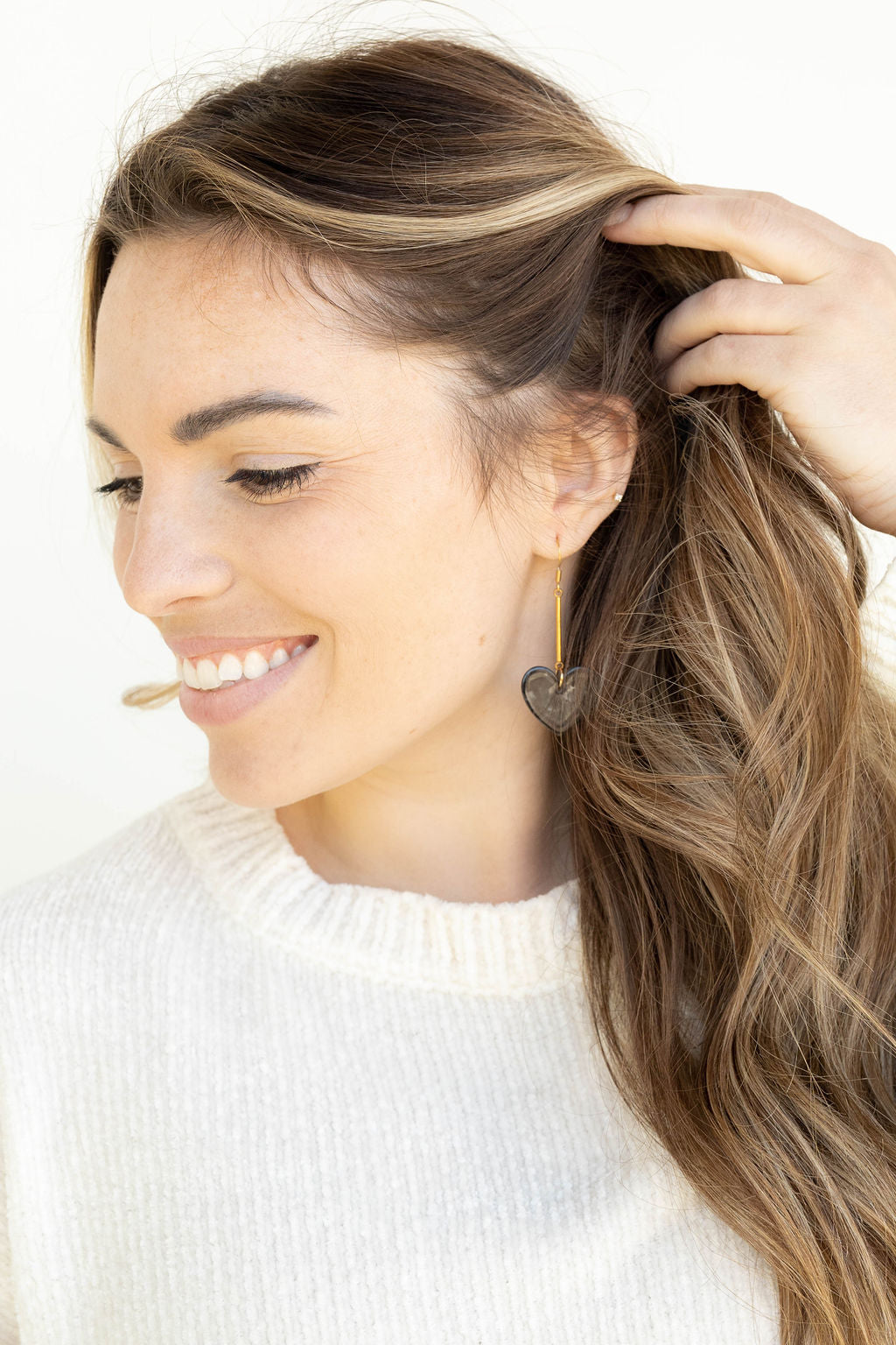 Shop Mina Heart Earrings - Black- at Ruby Joy Boutique, a Women's Clothing Store in Pickerington, Ohio