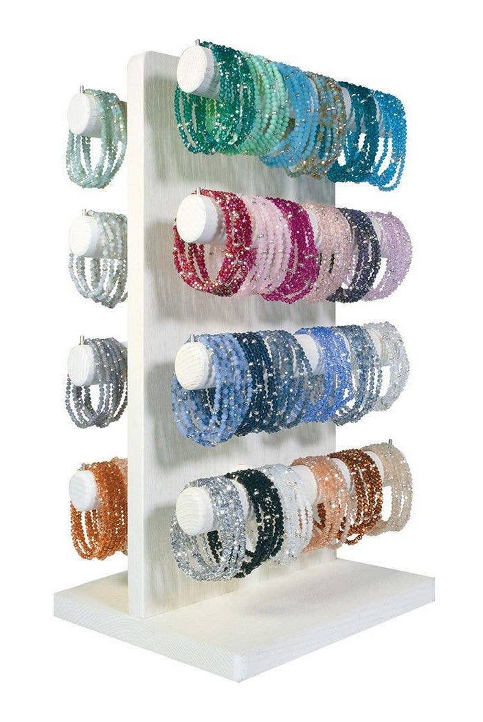 Shop Mini Crystal Bracelets | Silver and Gold Mix- at Ruby Joy Boutique, a Women's Clothing Store in Pickerington, Ohio