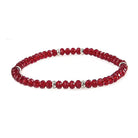 Shop Mini Crystal Bracelets | Silver and Gold Mix-Garnet Silver at Ruby Joy Boutique, a Women's Clothing Store in Pickerington, Ohio