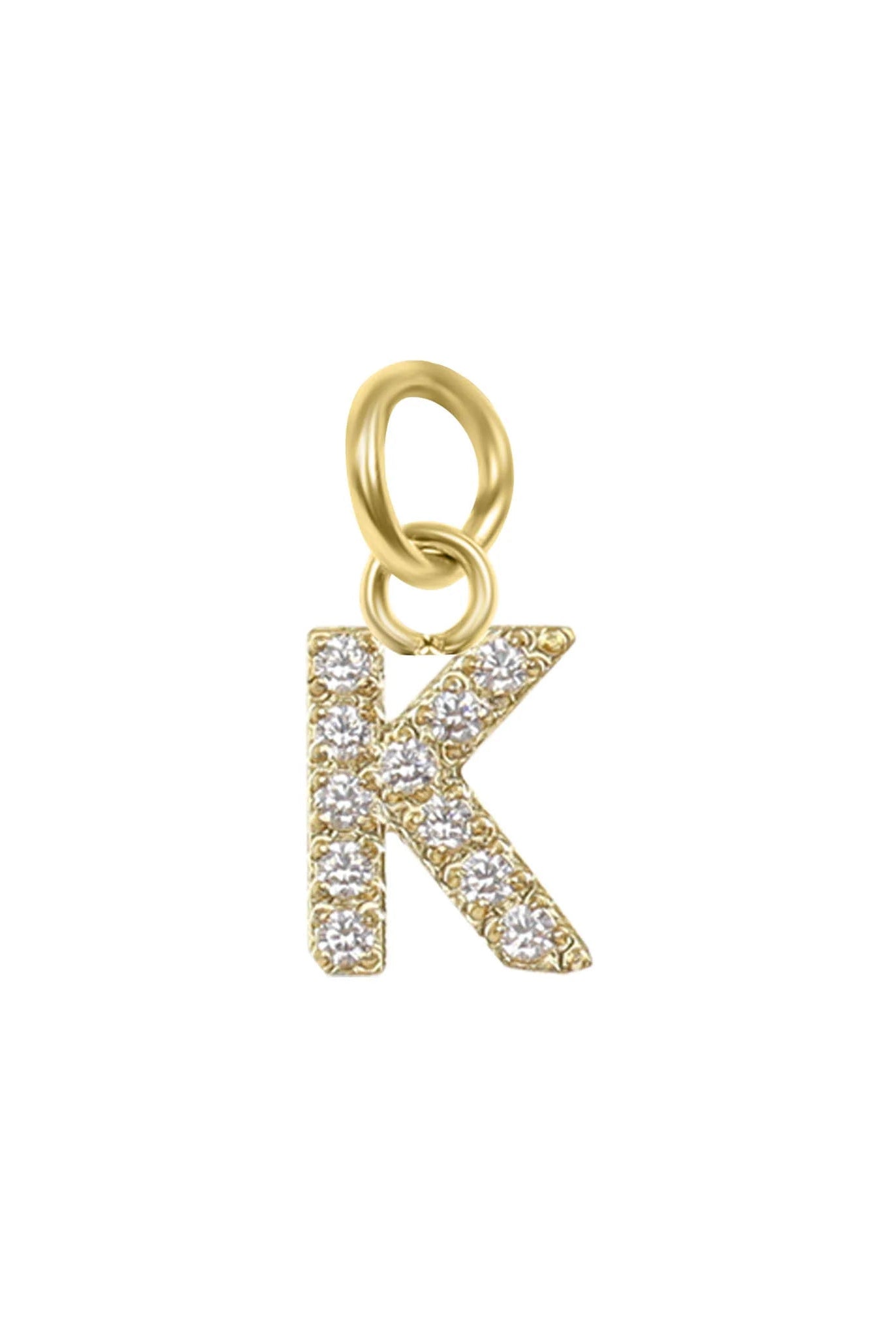 Shop Mini Pave Initial Charms-Charms at Ruby Joy Boutique, a Women's Clothing Store in Pickerington, Ohio