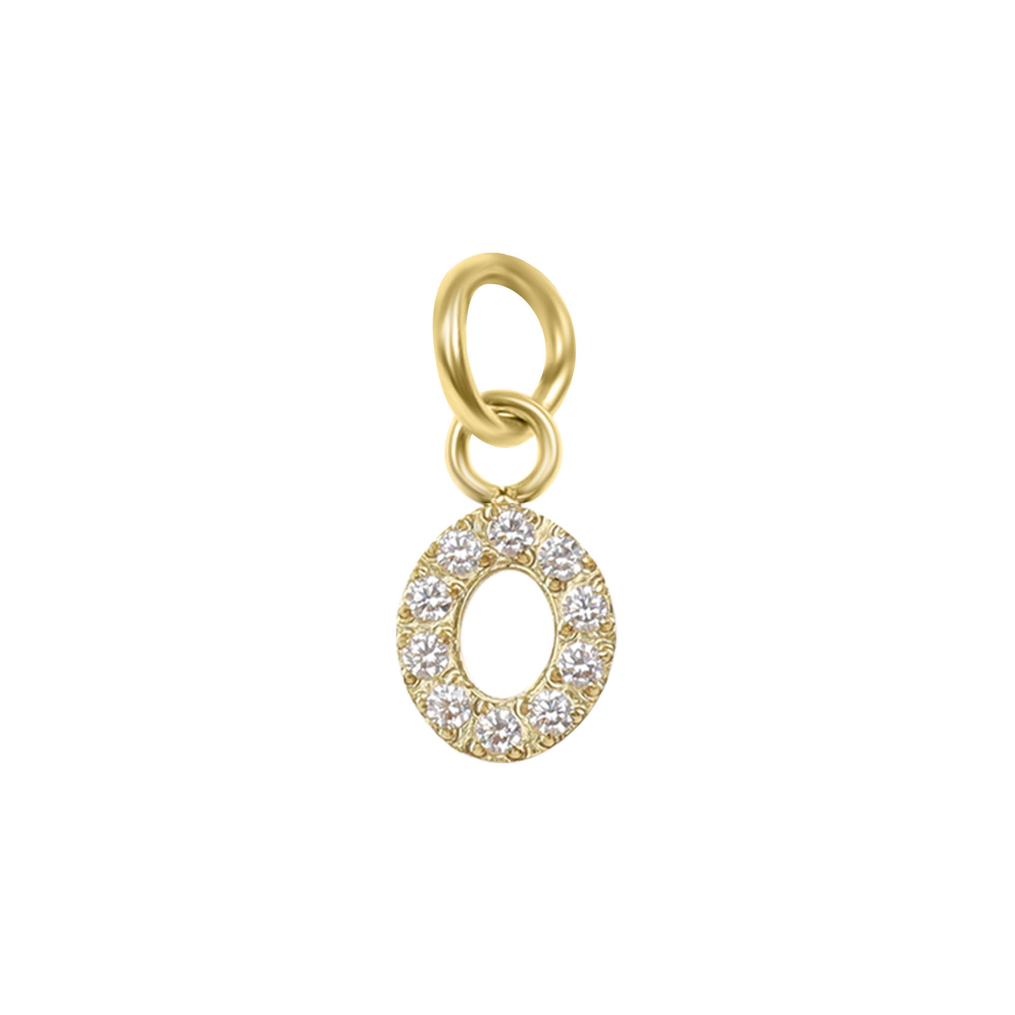 Shop Mini Pave Initial Charms-Charms at Ruby Joy Boutique, a Women's Clothing Store in Pickerington, Ohio