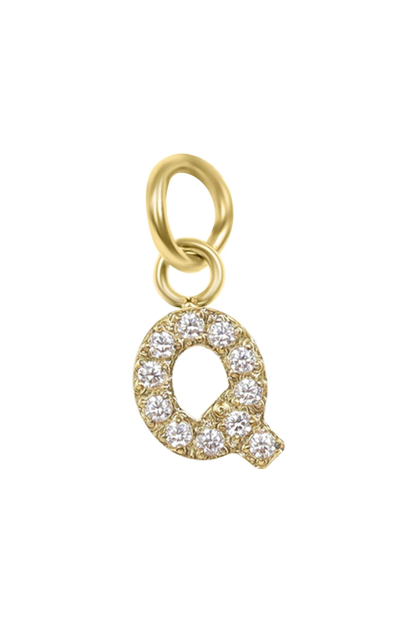 Shop Mini Pave Initial Charms-Charms at Ruby Joy Boutique, a Women's Clothing Store in Pickerington, Ohio
