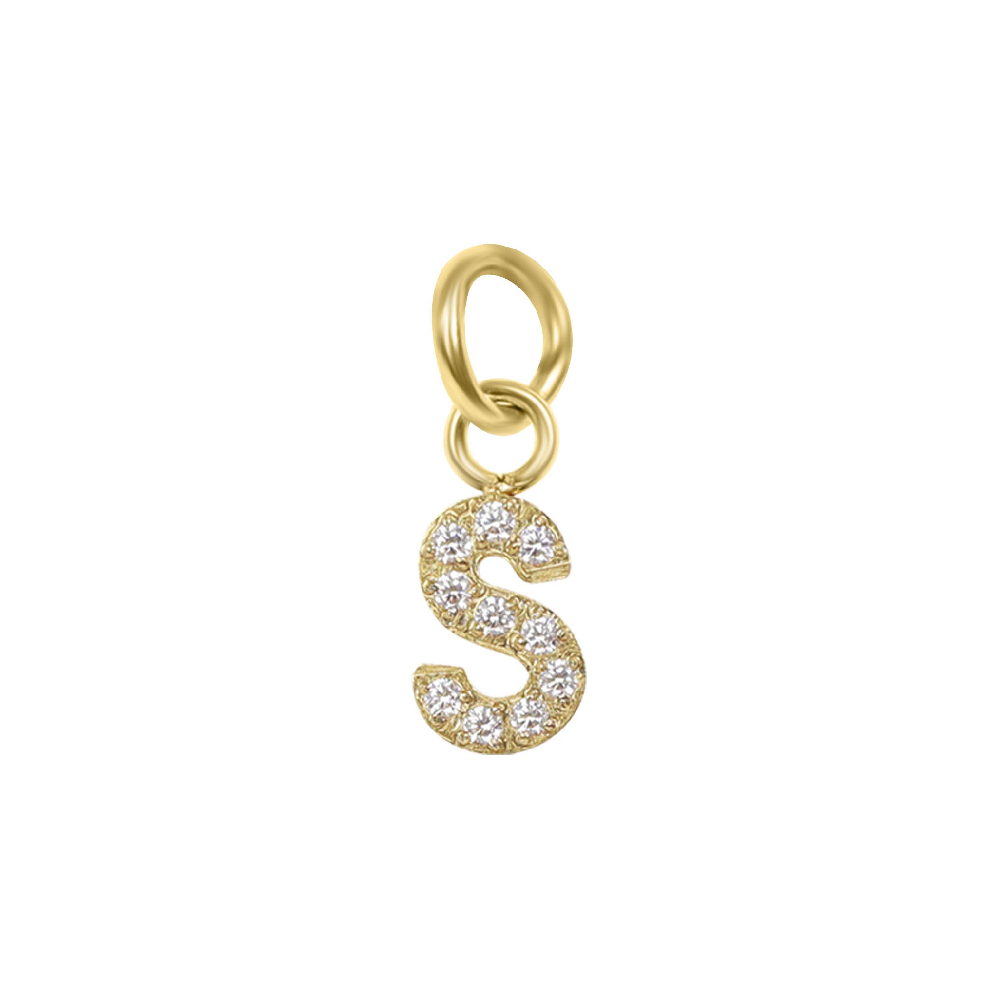 Shop Mini Pave Initial Charms-Charms at Ruby Joy Boutique, a Women's Clothing Store in Pickerington, Ohio