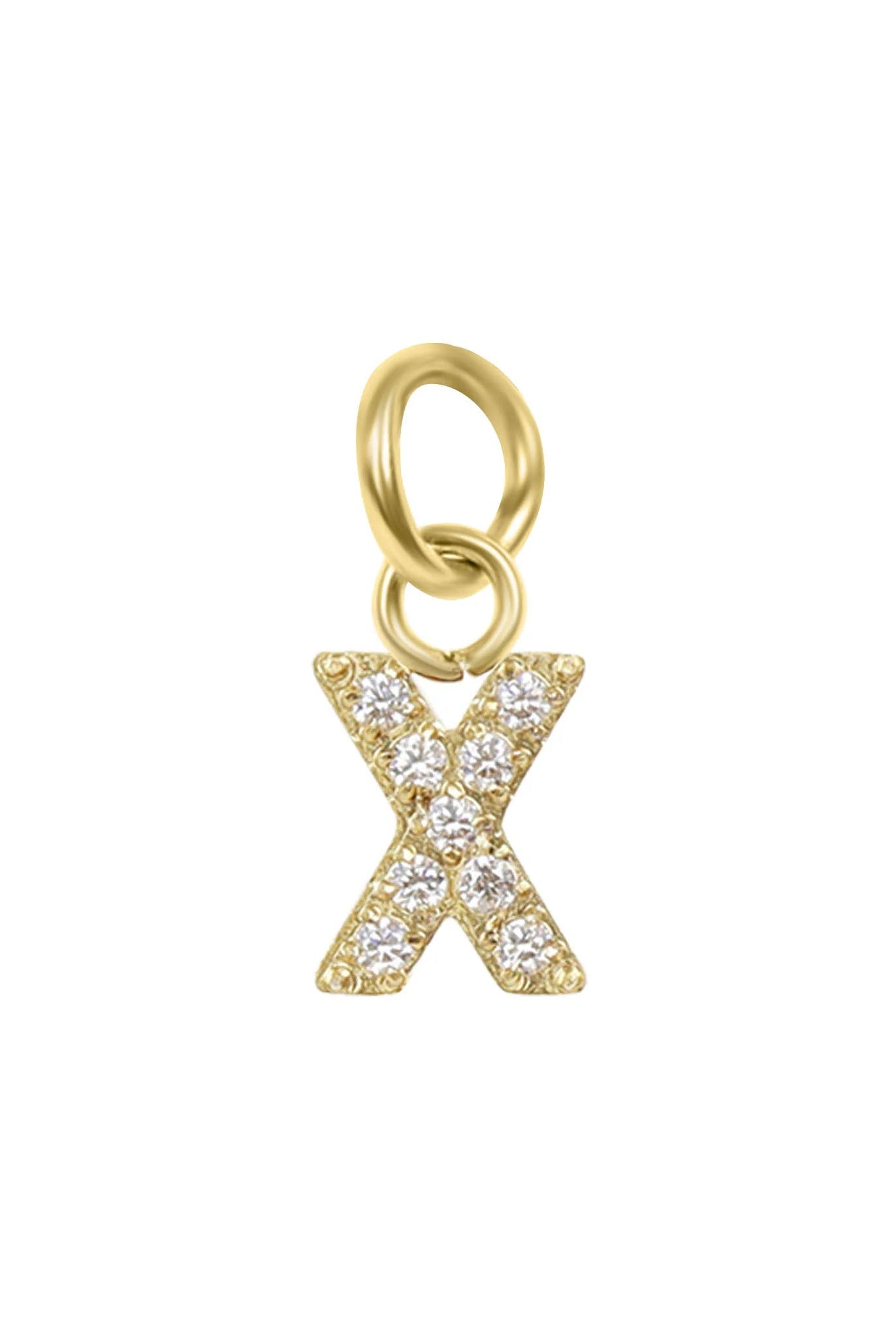 Shop Mini Pave Initial Charms-Charms at Ruby Joy Boutique, a Women's Clothing Store in Pickerington, Ohio