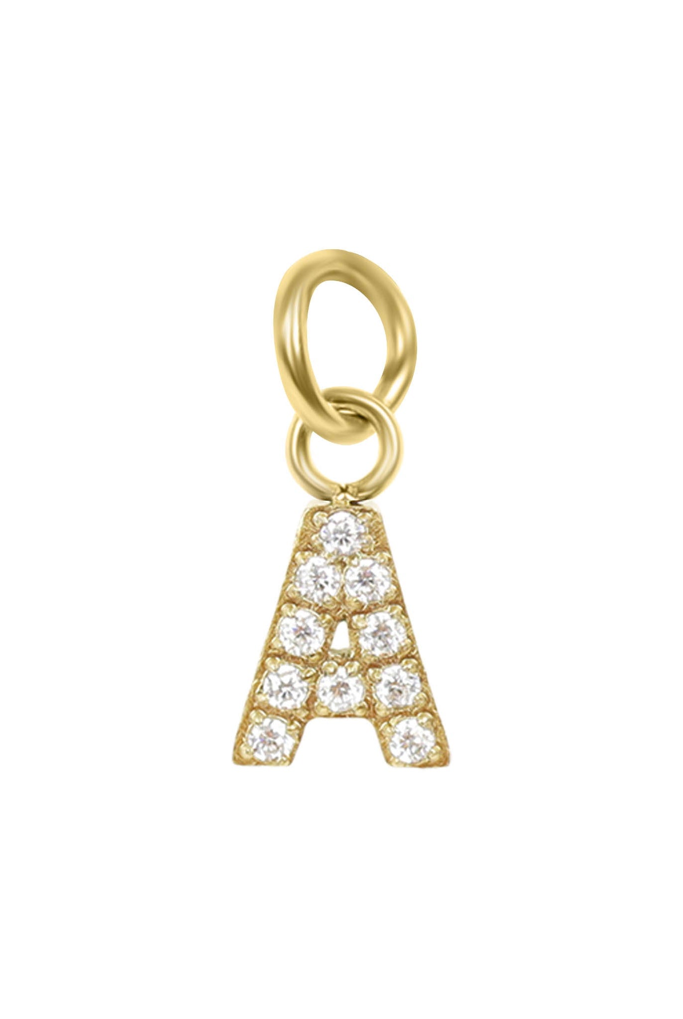 Shop Mini Pave Initial Charms-Charms at Ruby Joy Boutique, a Women's Clothing Store in Pickerington, Ohio