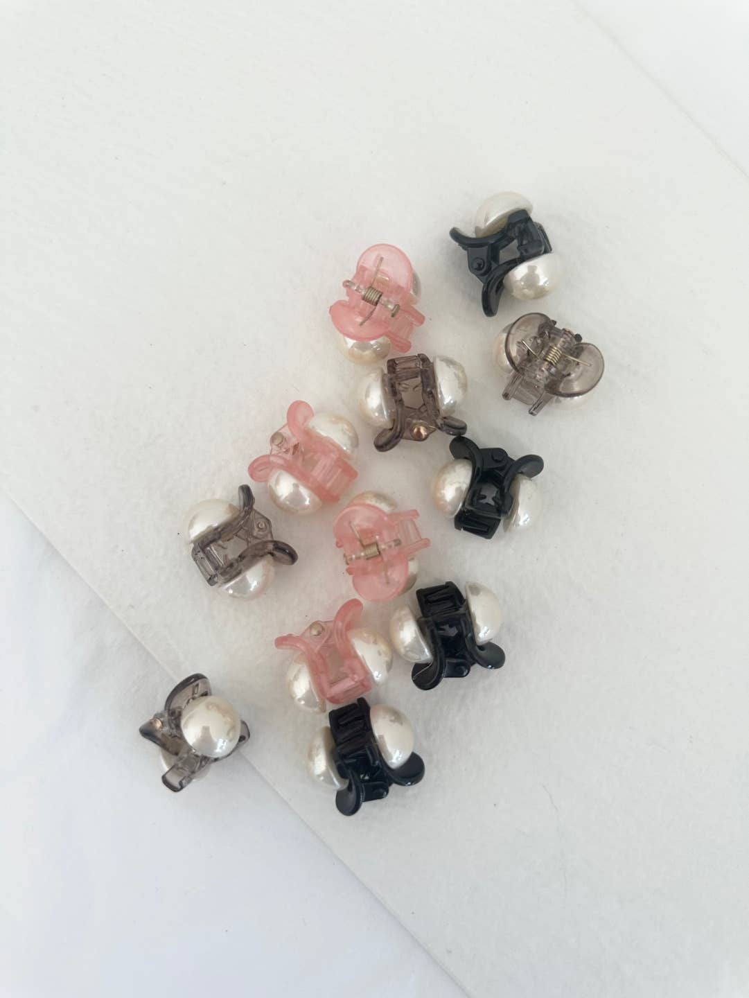 Shop Mini Pearl Accent Claw Clip- at Ruby Joy Boutique, a Women's Clothing Store in Pickerington, Ohio