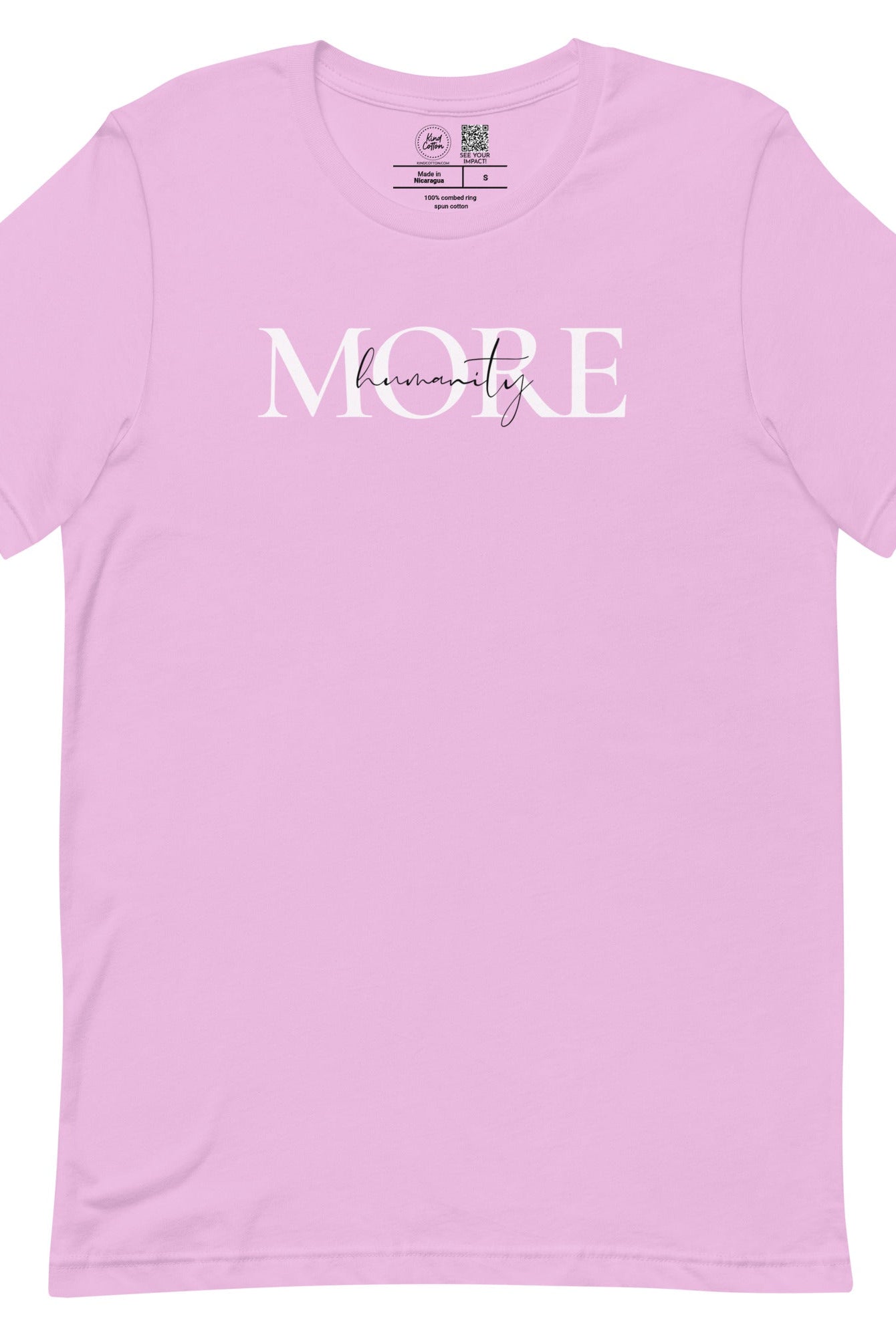 Shop More Humanity Classic Tee-Pink at Ruby Joy Boutique, a Women's Clothing Store in Pickerington, Ohio