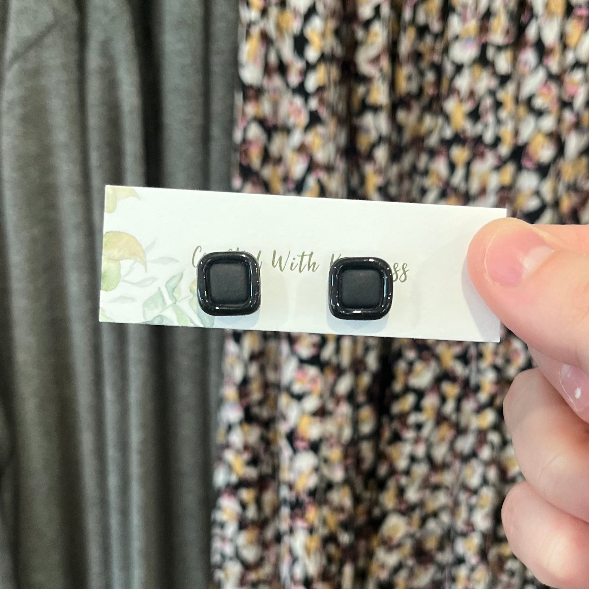 Shop Neutral Square Stud Earrings-Earrings at Ruby Joy Boutique, a Women's Clothing Store in Pickerington, Ohio