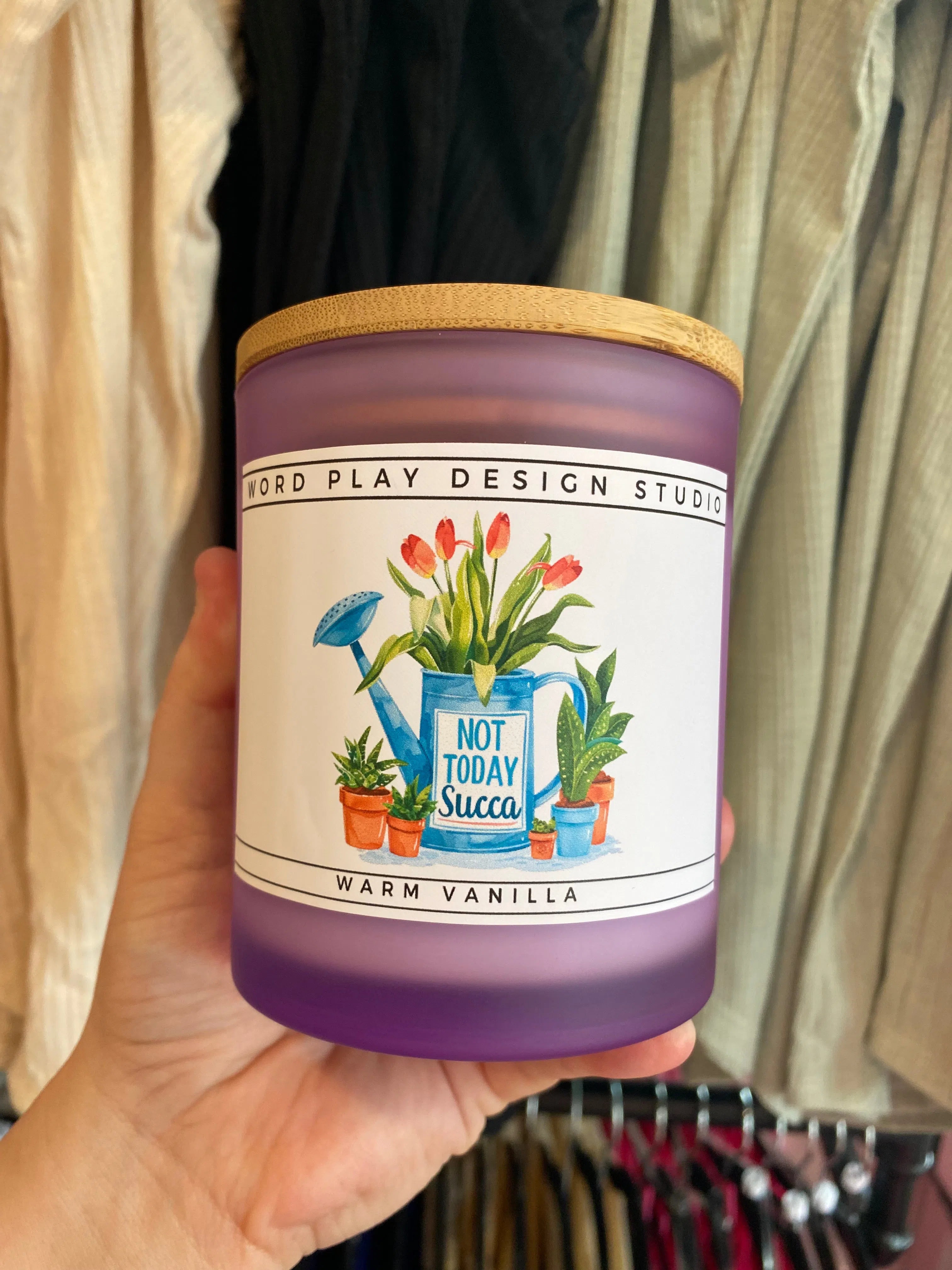 Shop Not Today Succa | Warm Vanilla-Candles at Ruby Joy Boutique, a Women's Clothing Store in Pickerington, Ohio