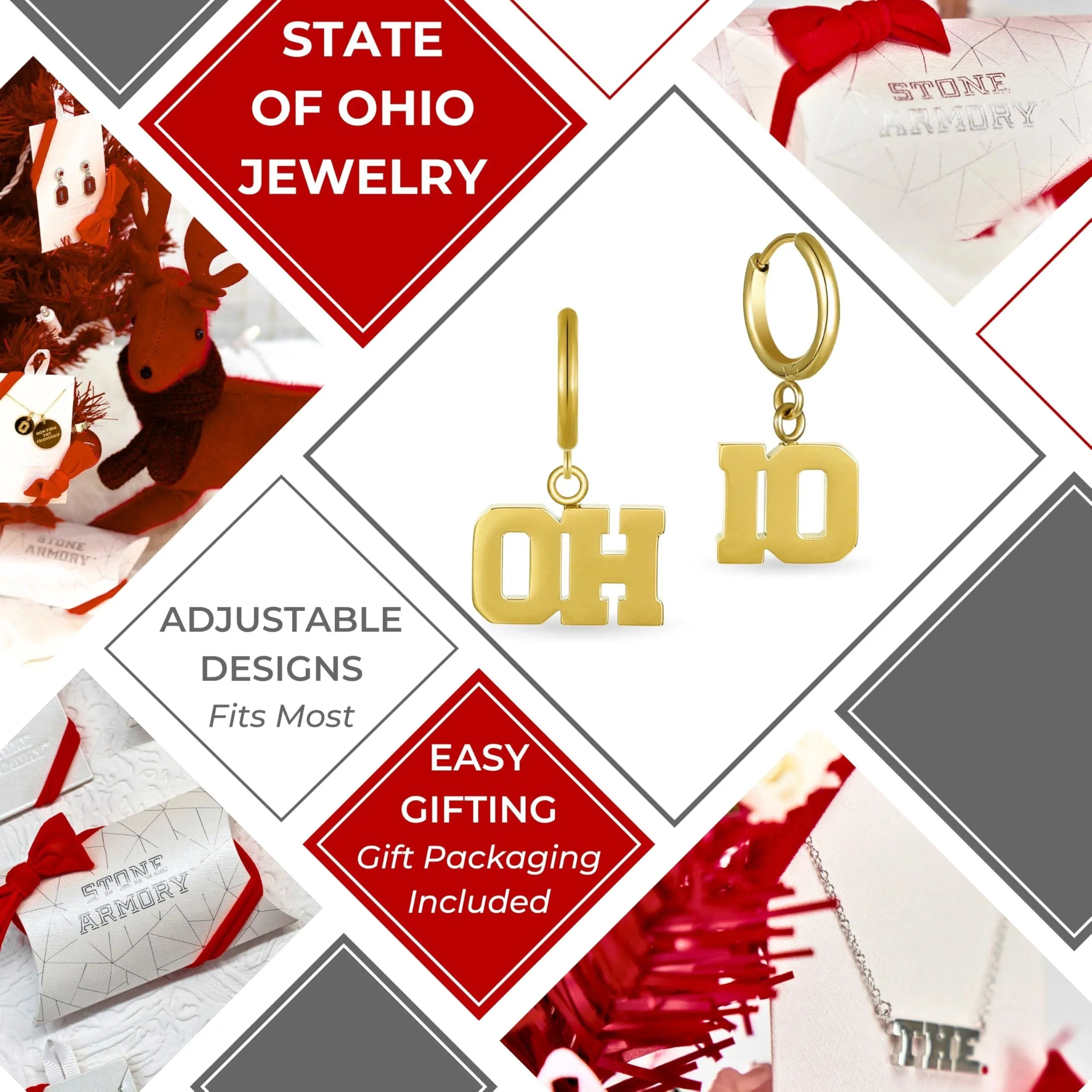 Shop OH-IO Huggie Hoop Earrings - Gold- at Ruby Joy Boutique, a Women's Clothing Store in Pickerington, Ohio