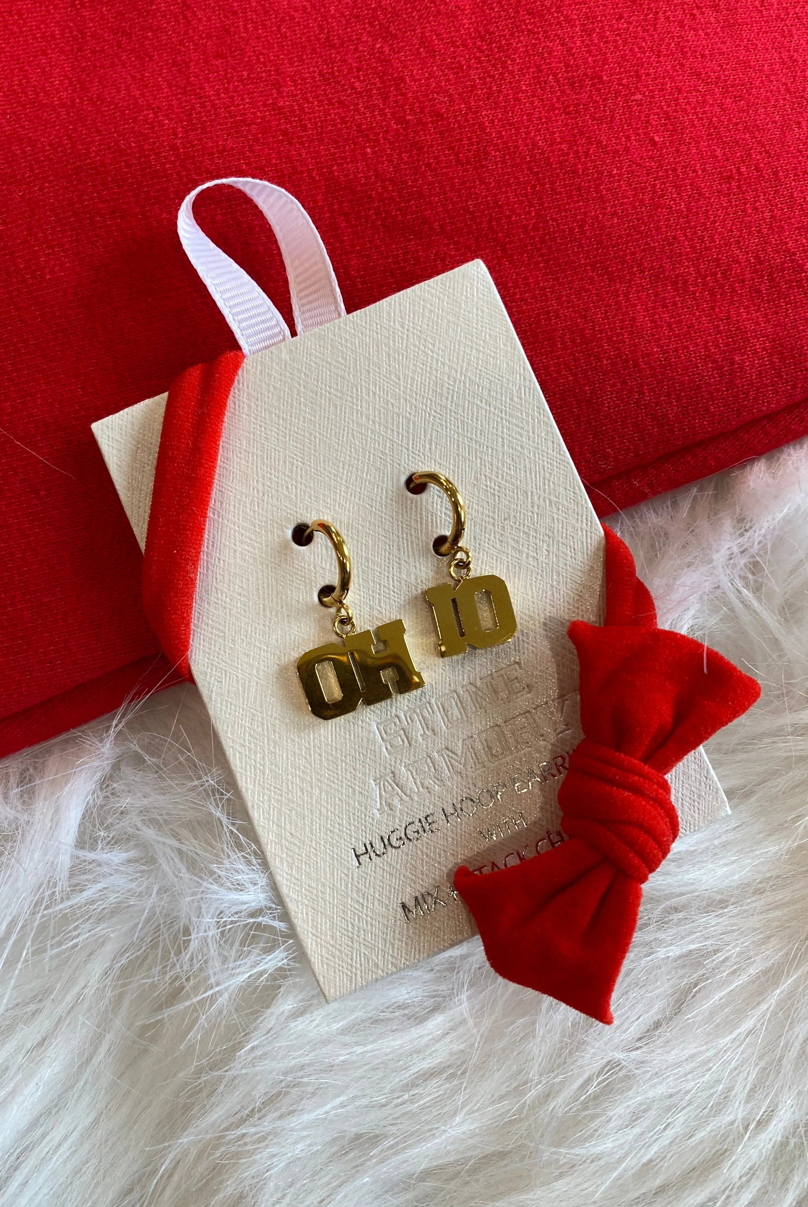 Shop OH-IO Huggie Hoop Earrings - Gold- at Ruby Joy Boutique, a Women's Clothing Store in Pickerington, Ohio