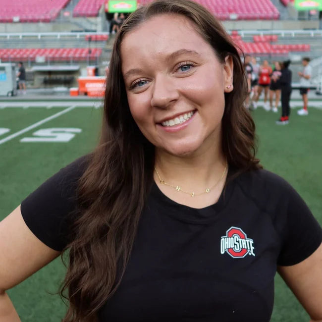 Shop OHIO Initial Necklace- at Ruby Joy Boutique, a Women's Clothing Store in Pickerington, Ohio